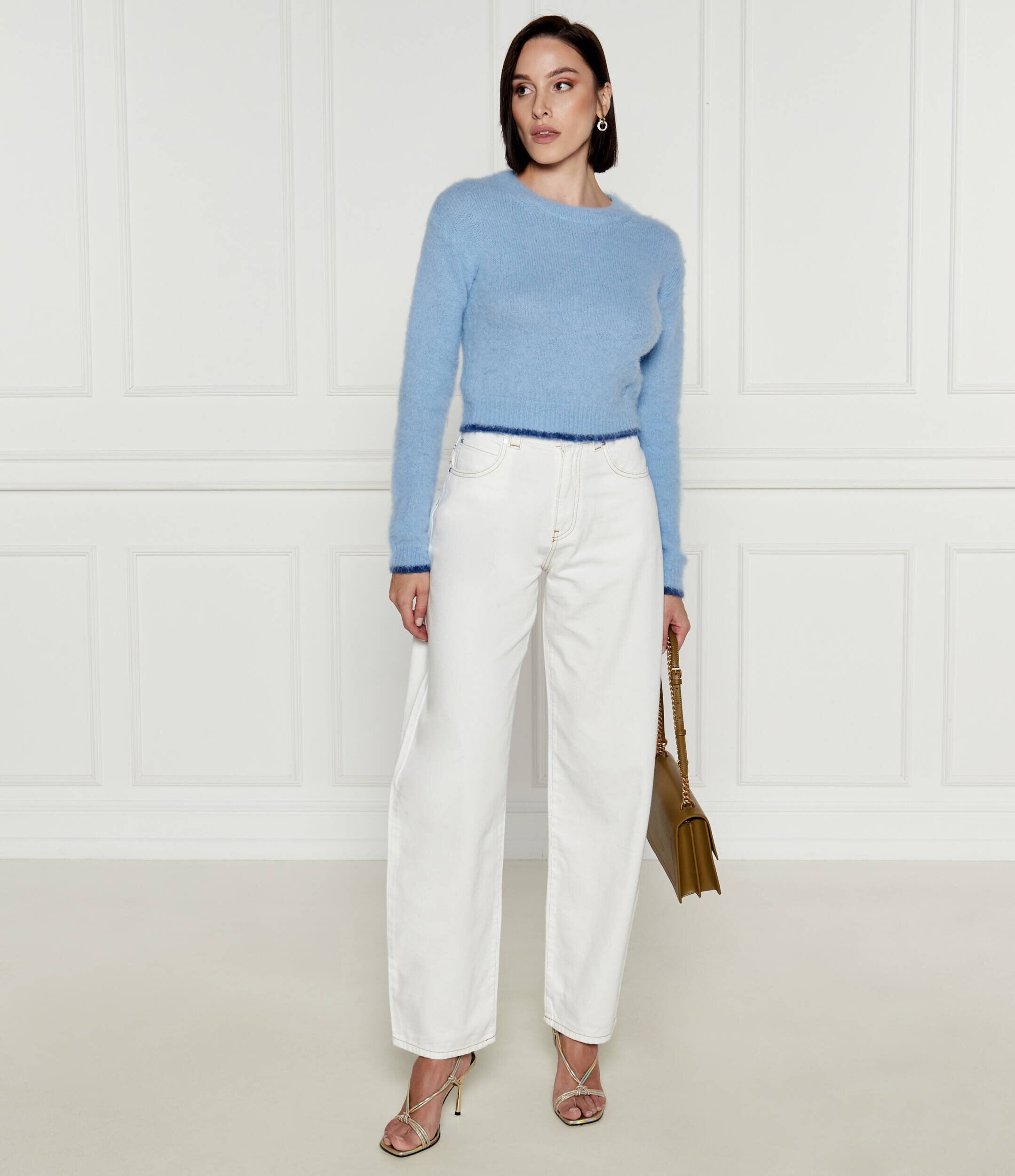 Pinko Pulover | Regular Fit cu adaos de lână