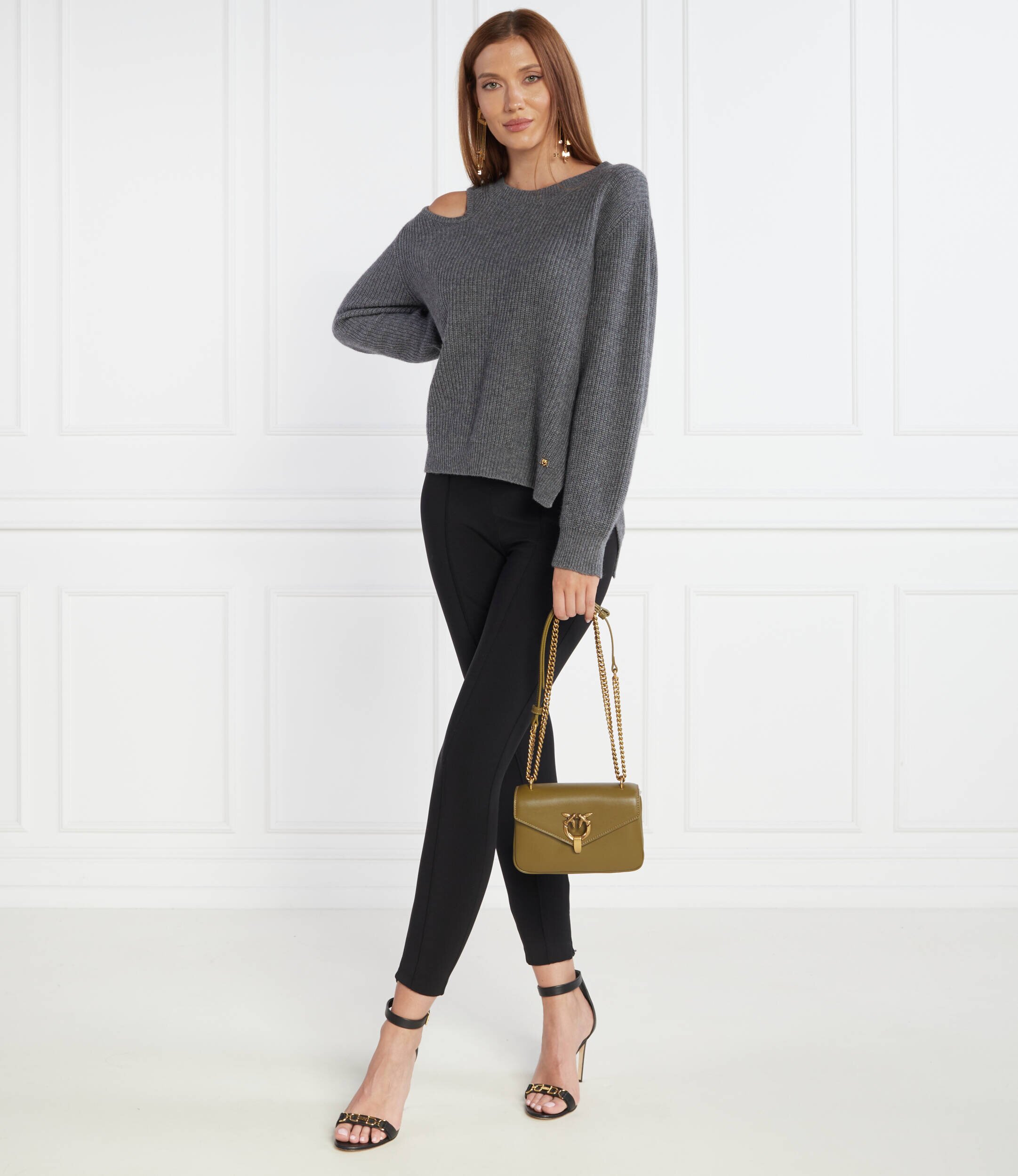 Pinko Pulover | Regular Fit cu adaos de lână și cașmir