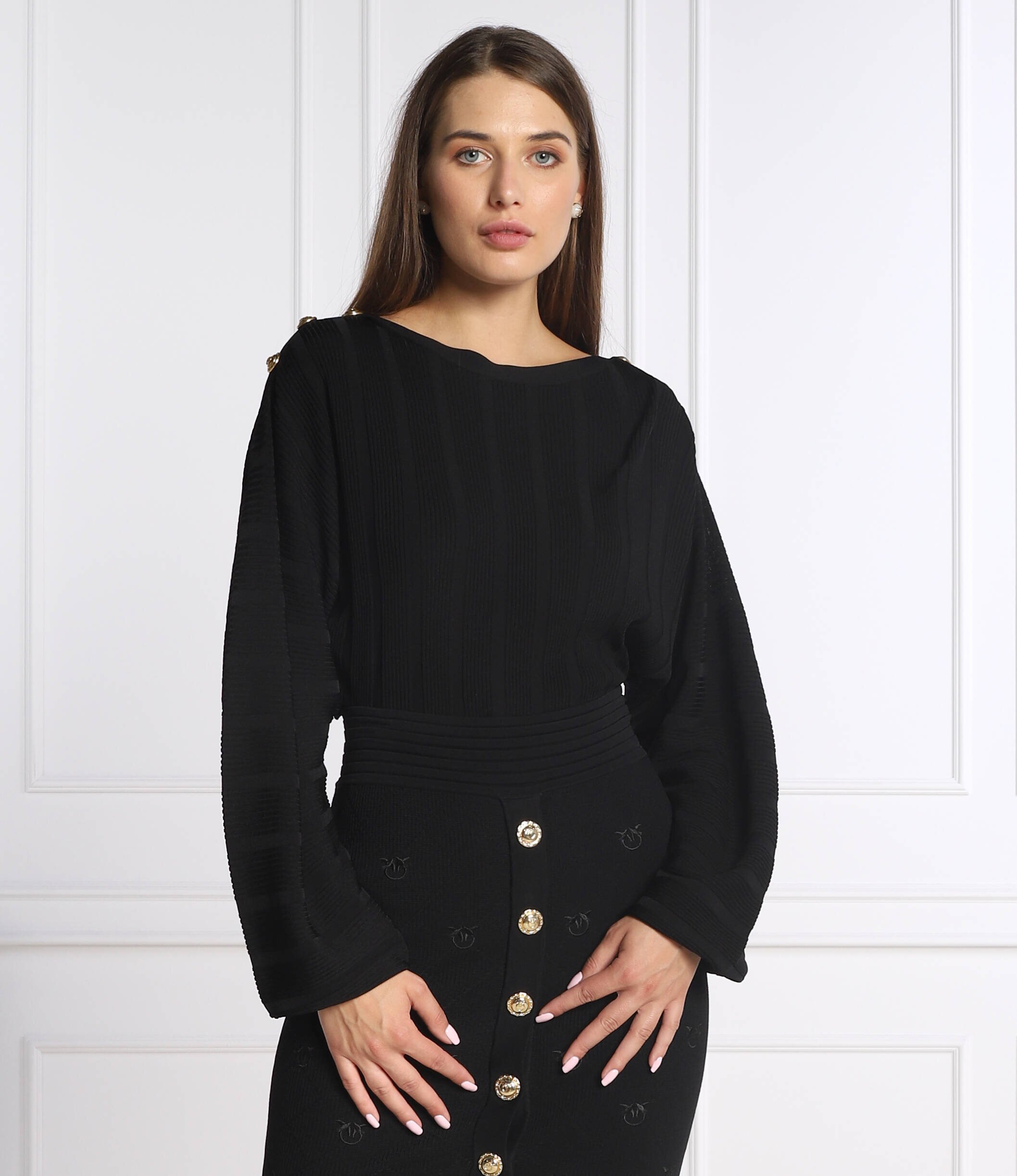 Pinko Pulover WINE | Cropped Fit