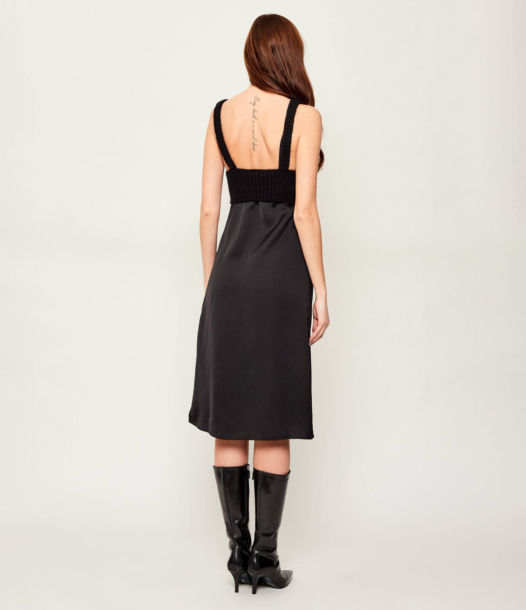 Pinko Rochie 2 în 1 cu adaos de lână