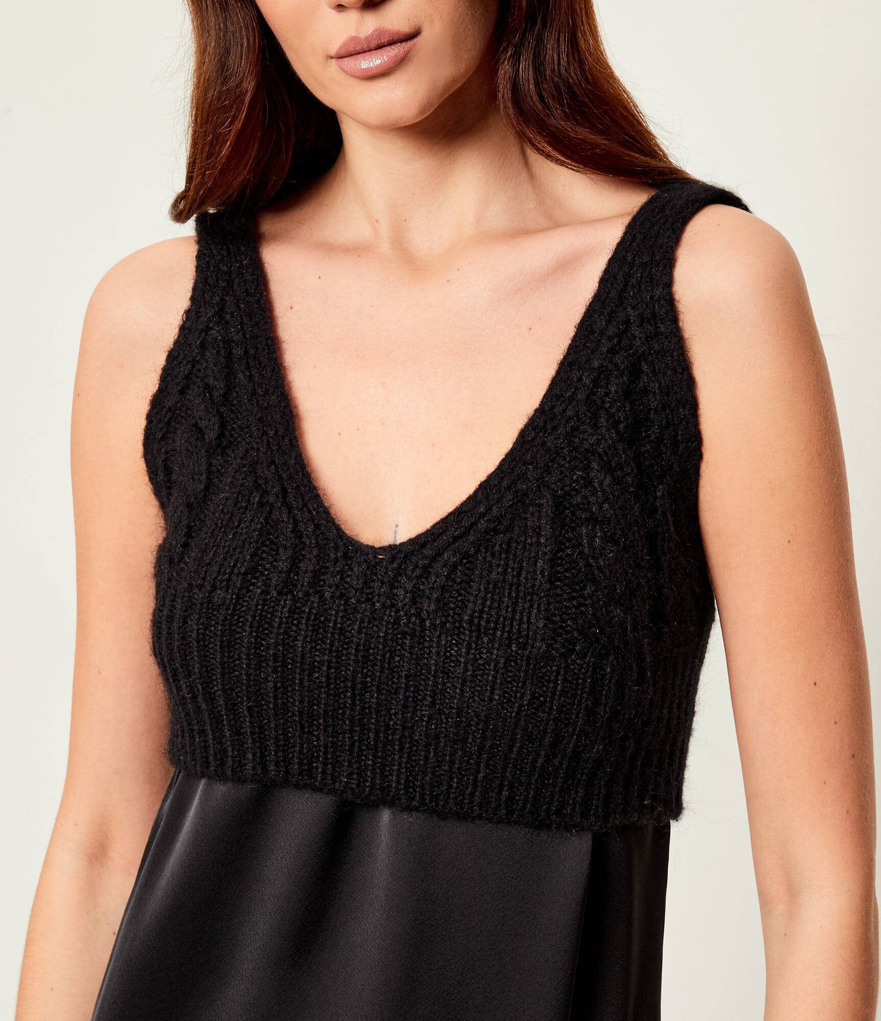 Pinko Rochie 2 în 1 cu adaos de lână