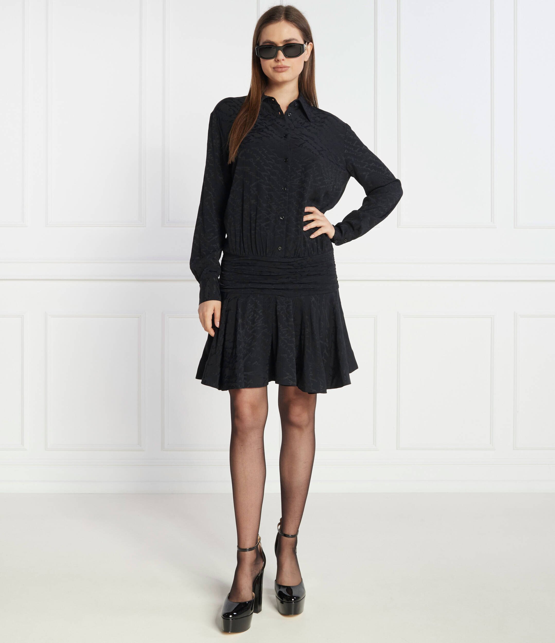 Pinko Rochie cu adaos de mătase