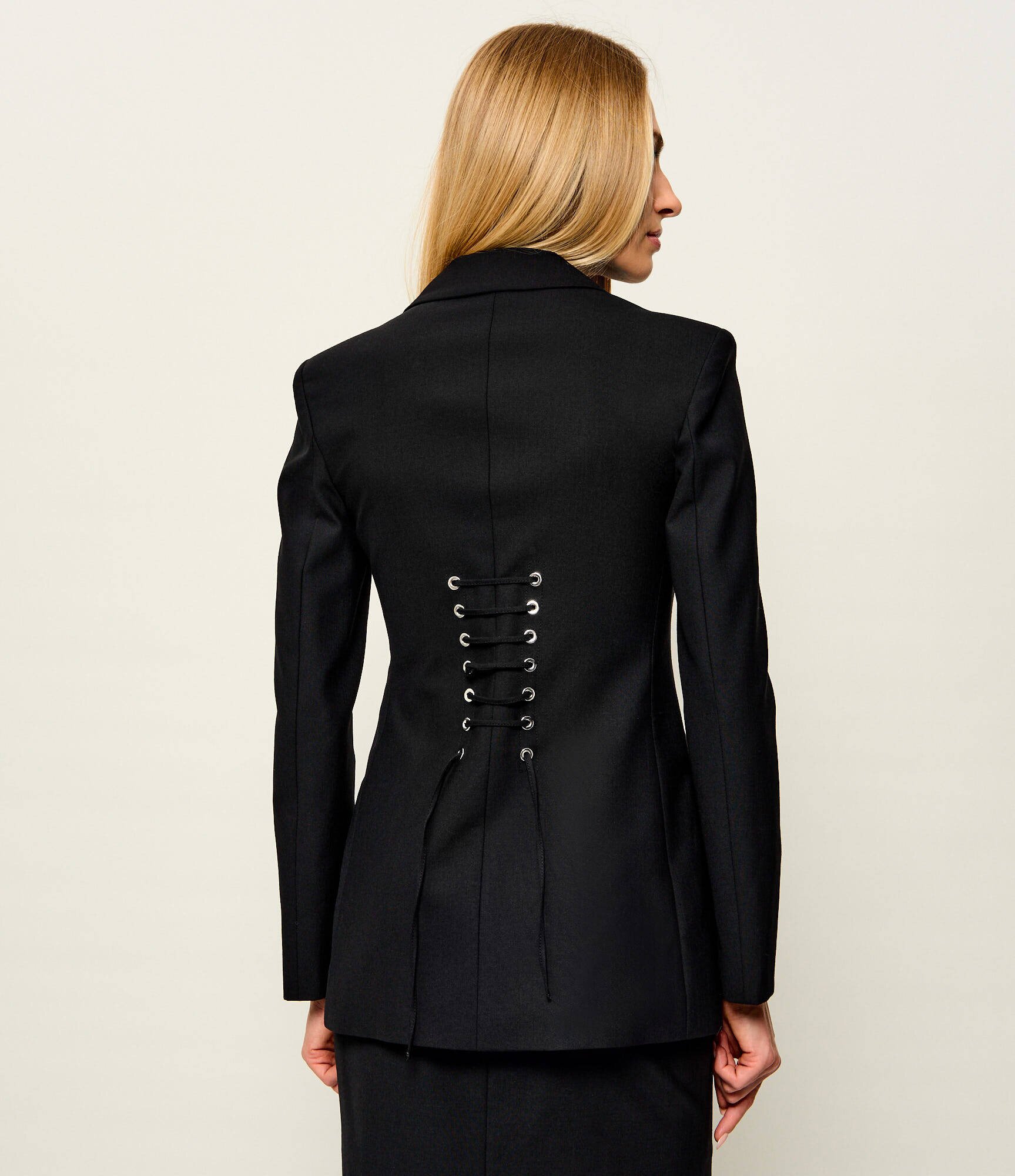 Pinko Sacou Hummer | Slim Fit cu adaos de lână
