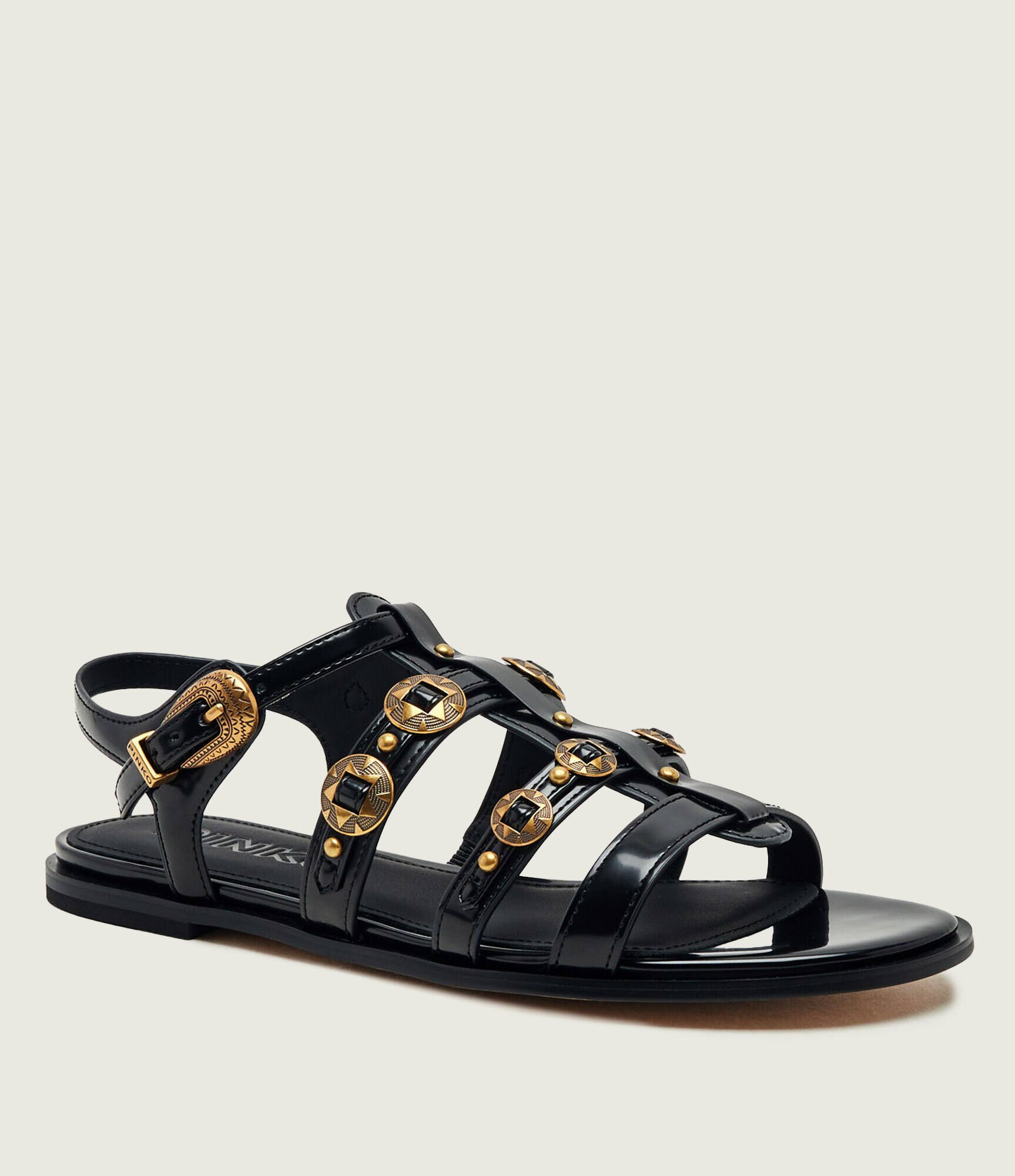 Pinko Sandale Milly 07 cu adaos de piele