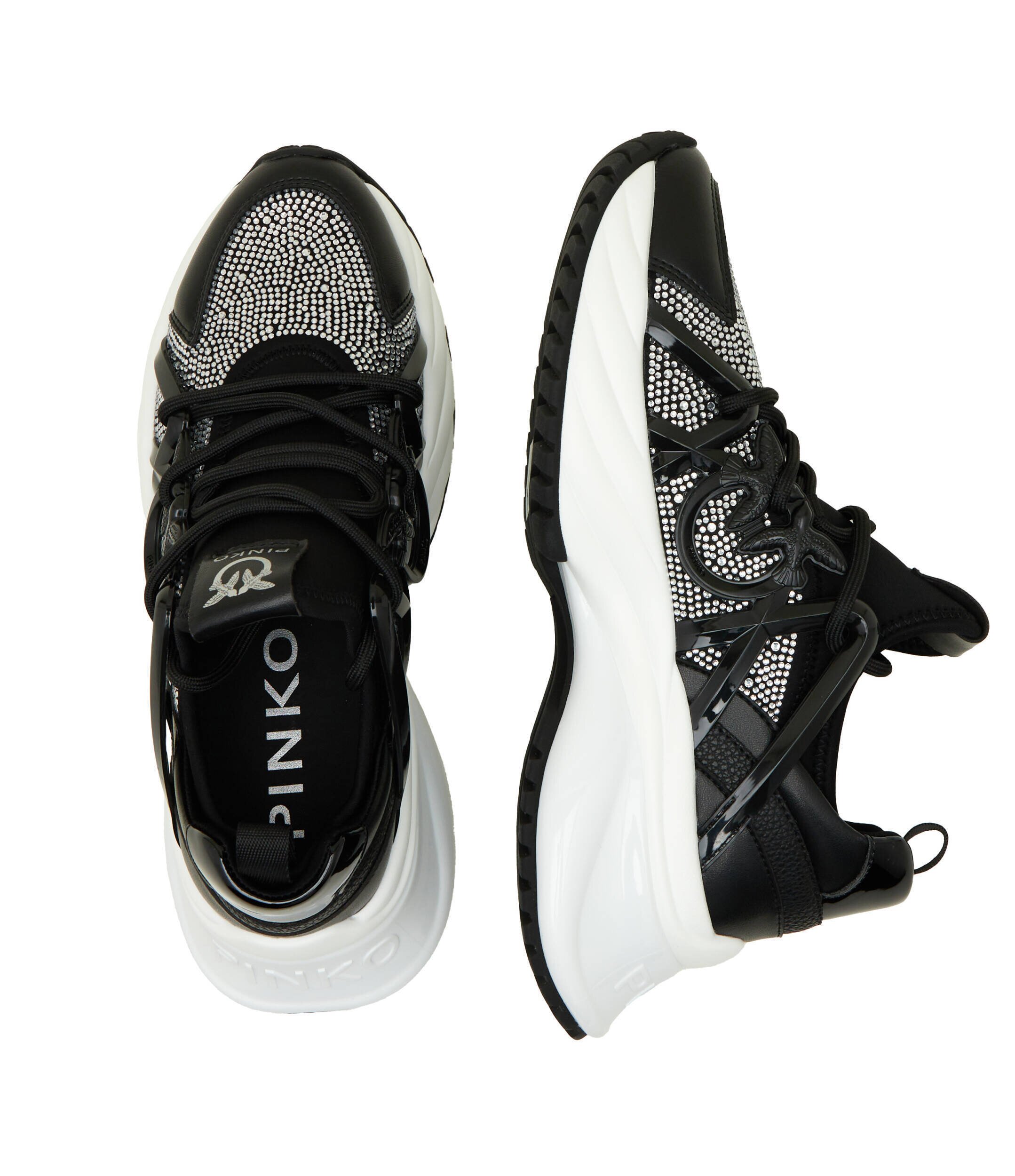 Pinko Sneakers Ariel 01 cu adaos de piele