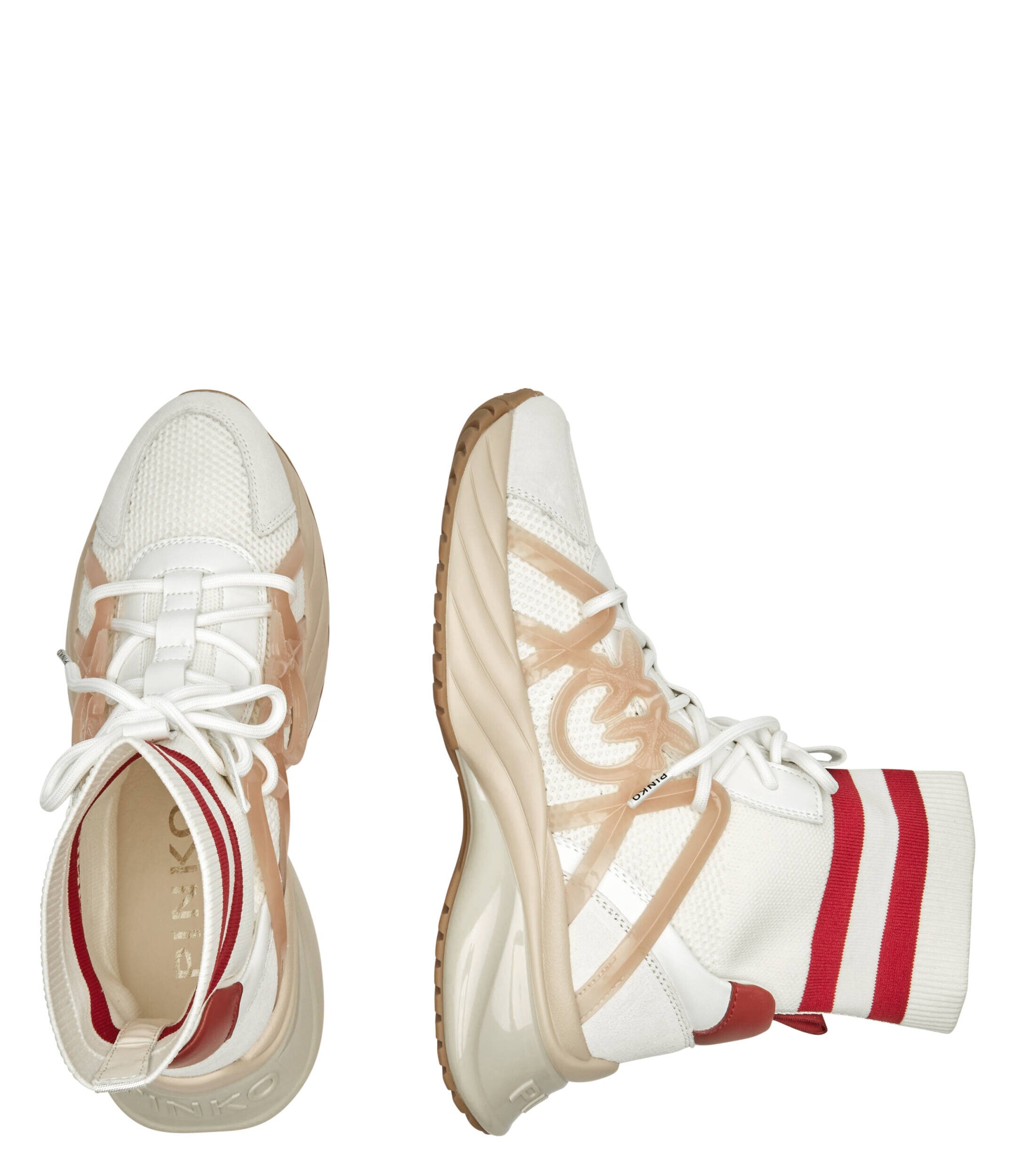Pinko Sneakers Ariel 05 cu adaos de piele