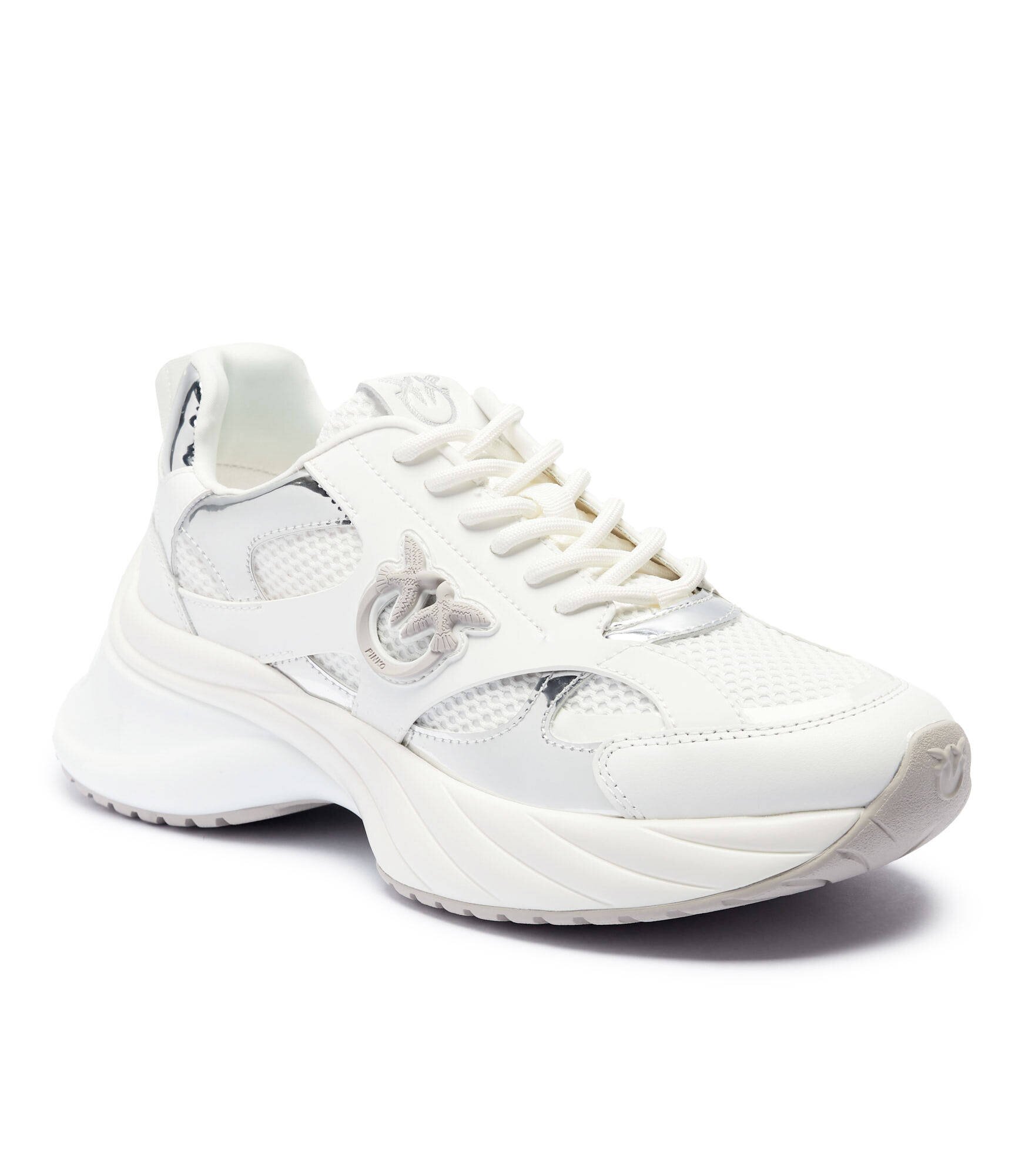 Pinko Sneakers Ariel 15 cu adaos de piele