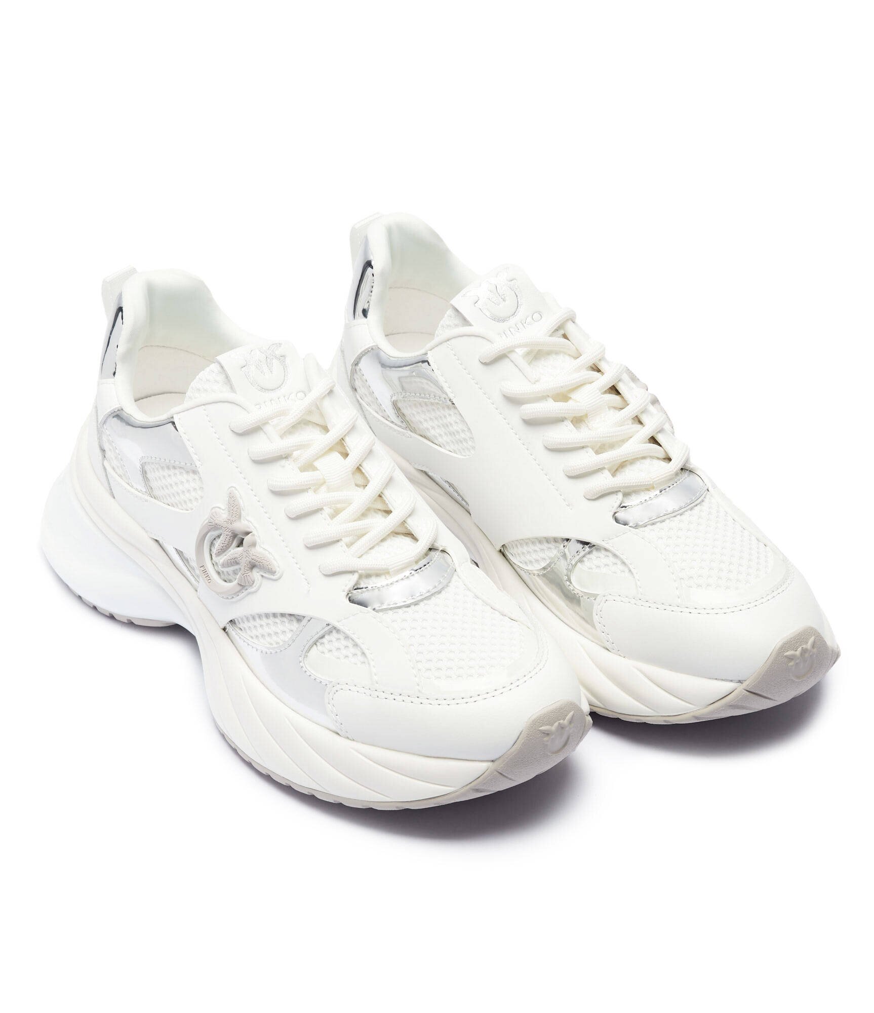 Pinko Sneakers Ariel 15 cu adaos de piele