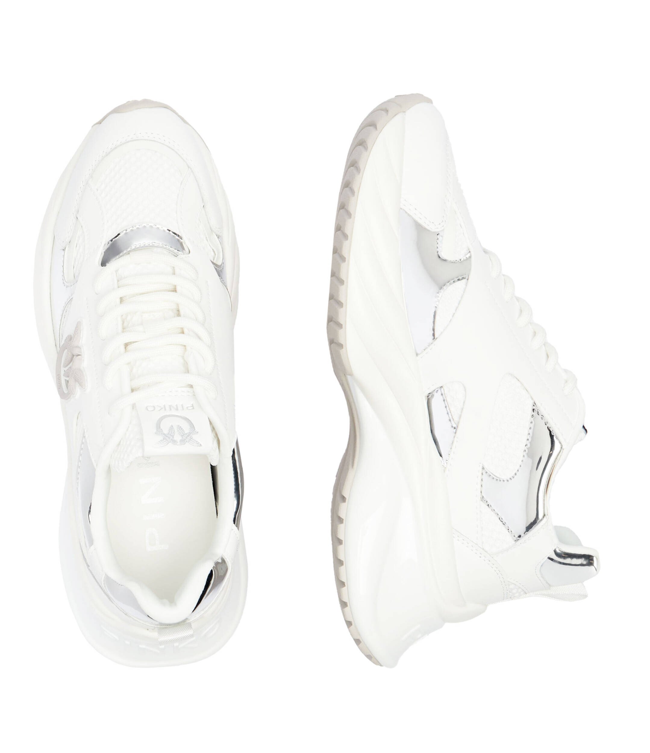 Pinko Sneakers Ariel 15 cu adaos de piele