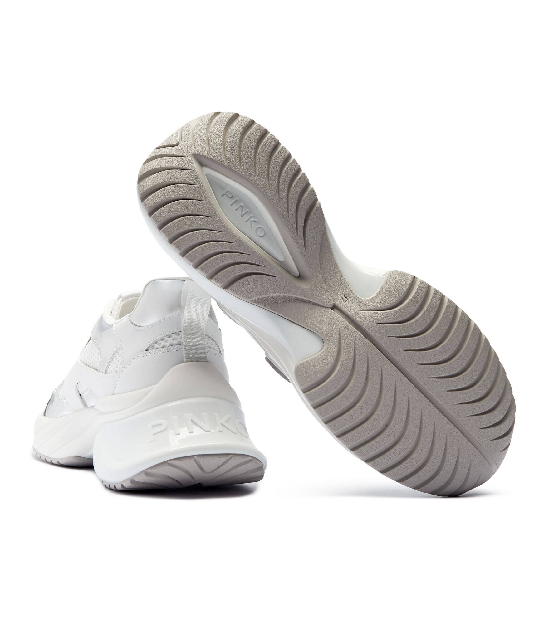 Pinko Sneakers Ariel 15 cu adaos de piele