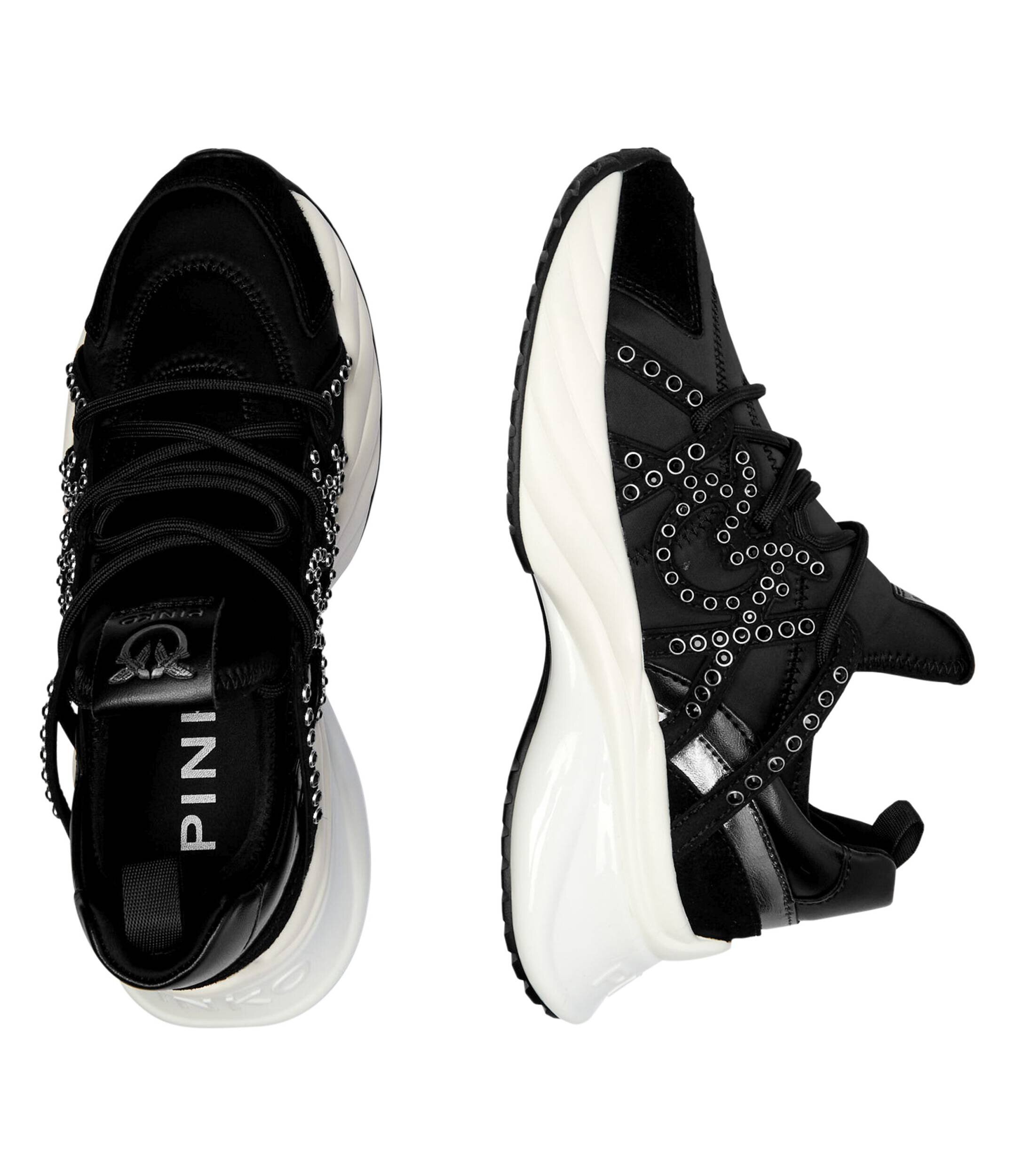 Pinko Sneakers Ariel 16 cu adaos de piele