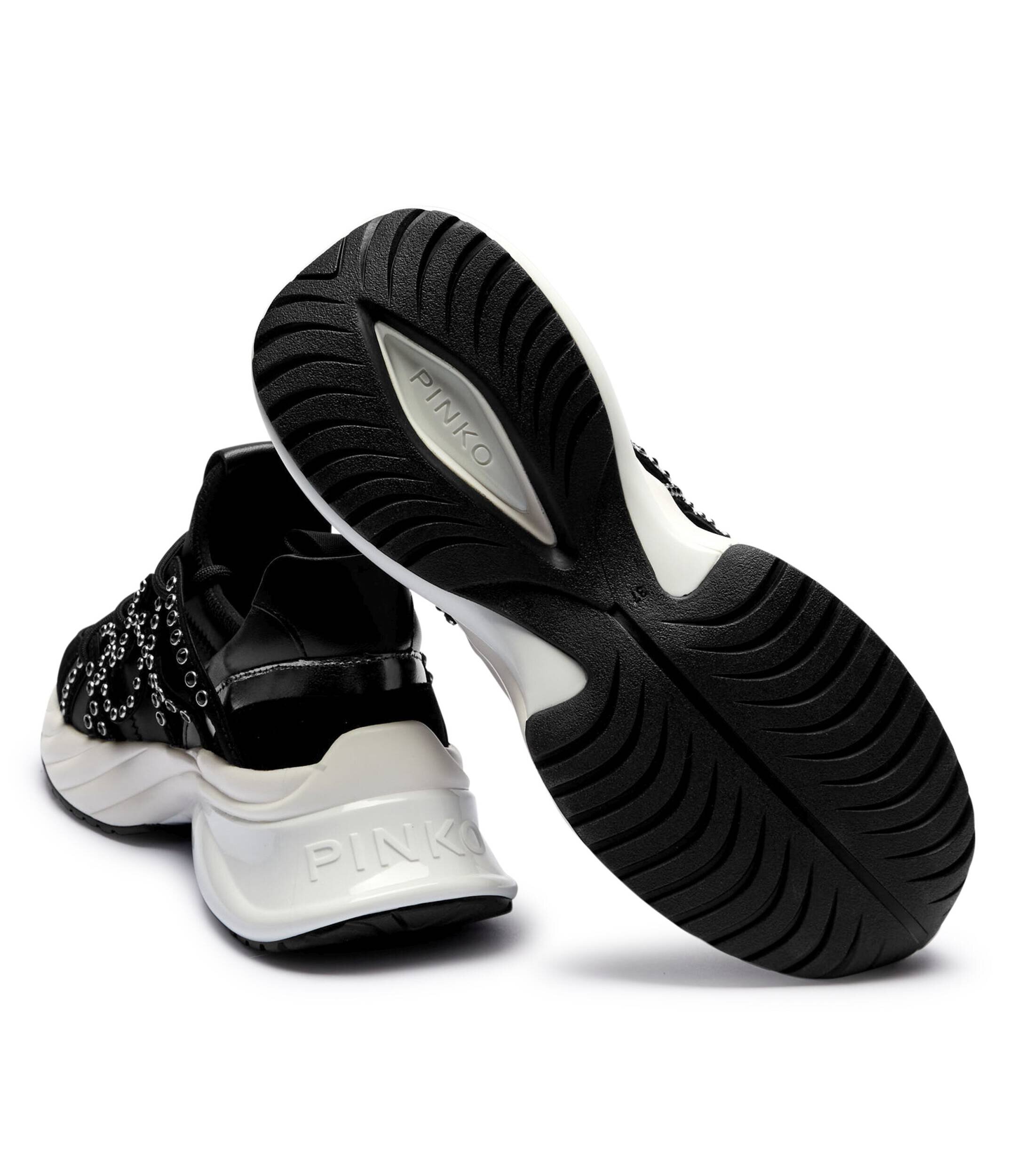 Pinko Sneakers Ariel 16 cu adaos de piele