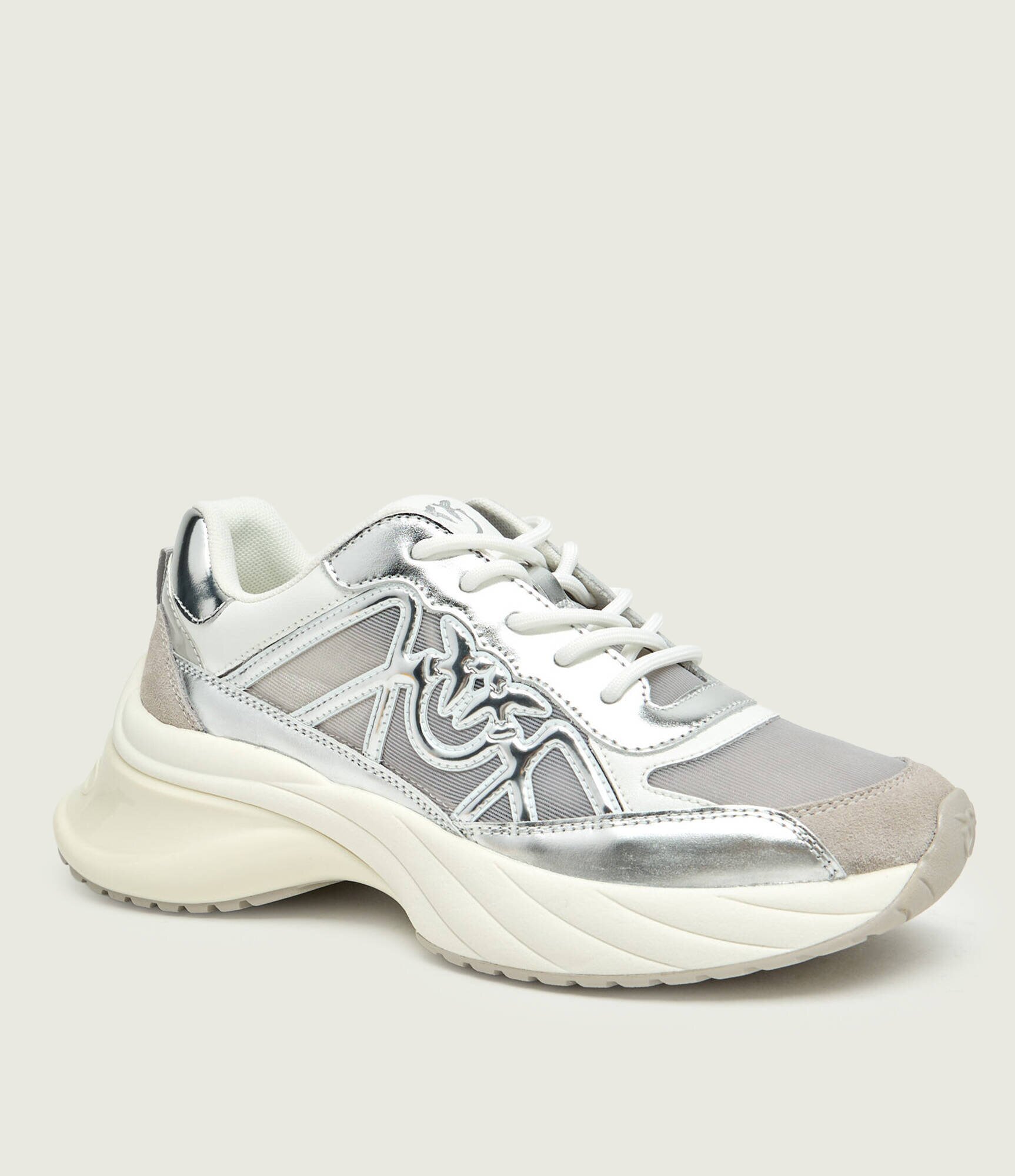 Pinko Sneakers ARIEL 33 cu adaos de piele