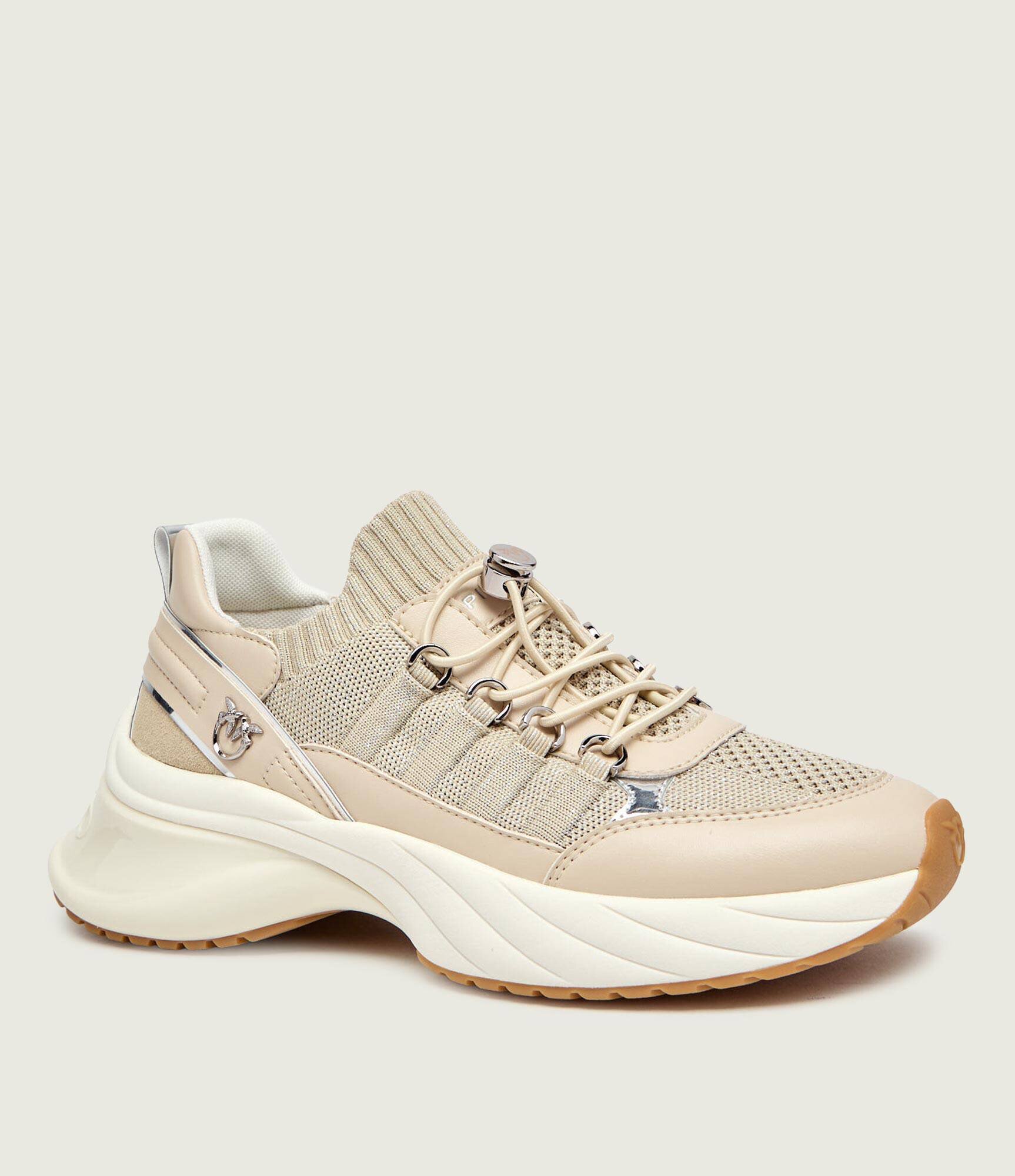 Pinko Sneakers ARIEL 34 cu adaos de piele
