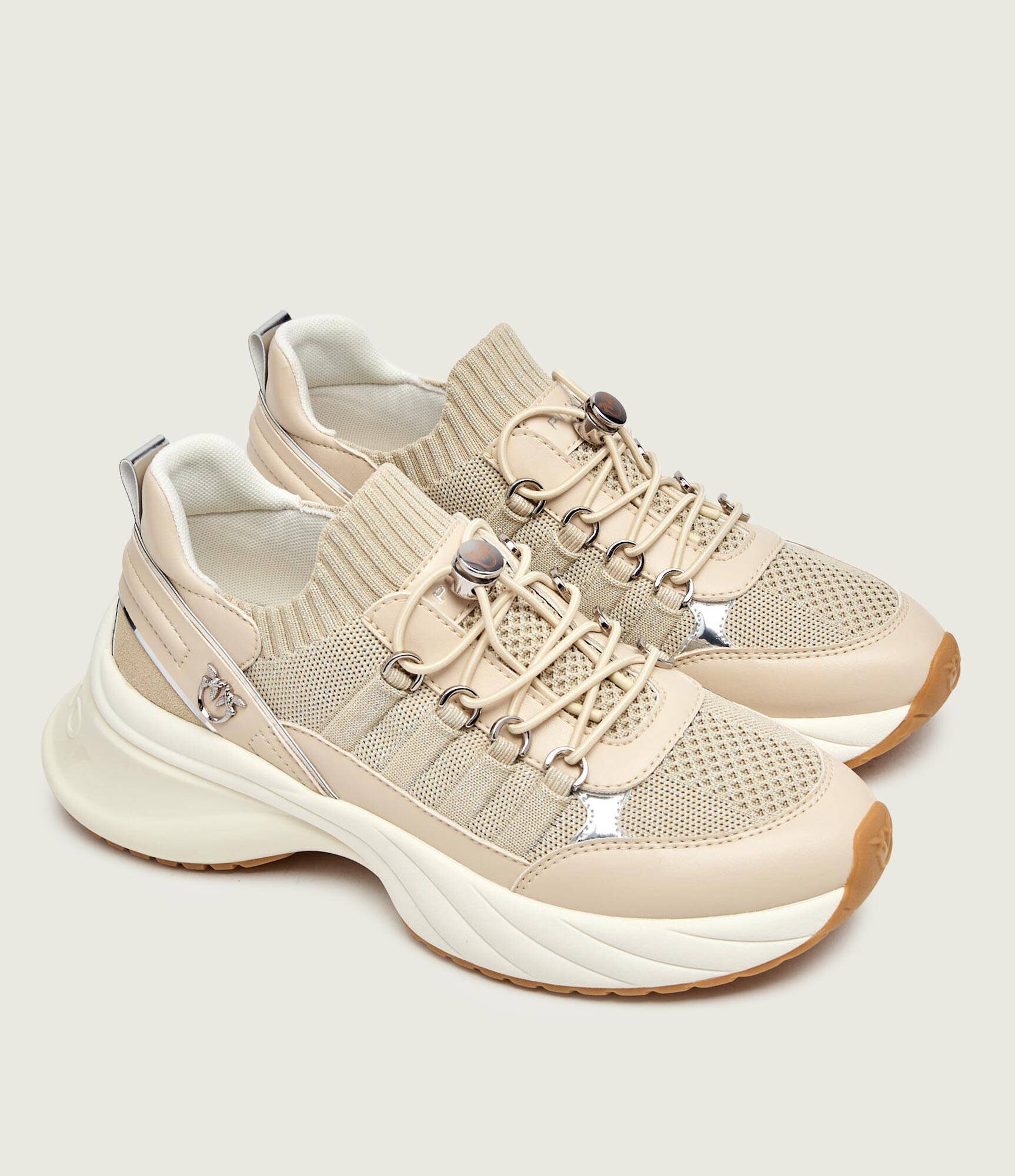 Pinko Sneakers ARIEL 34 cu adaos de piele
