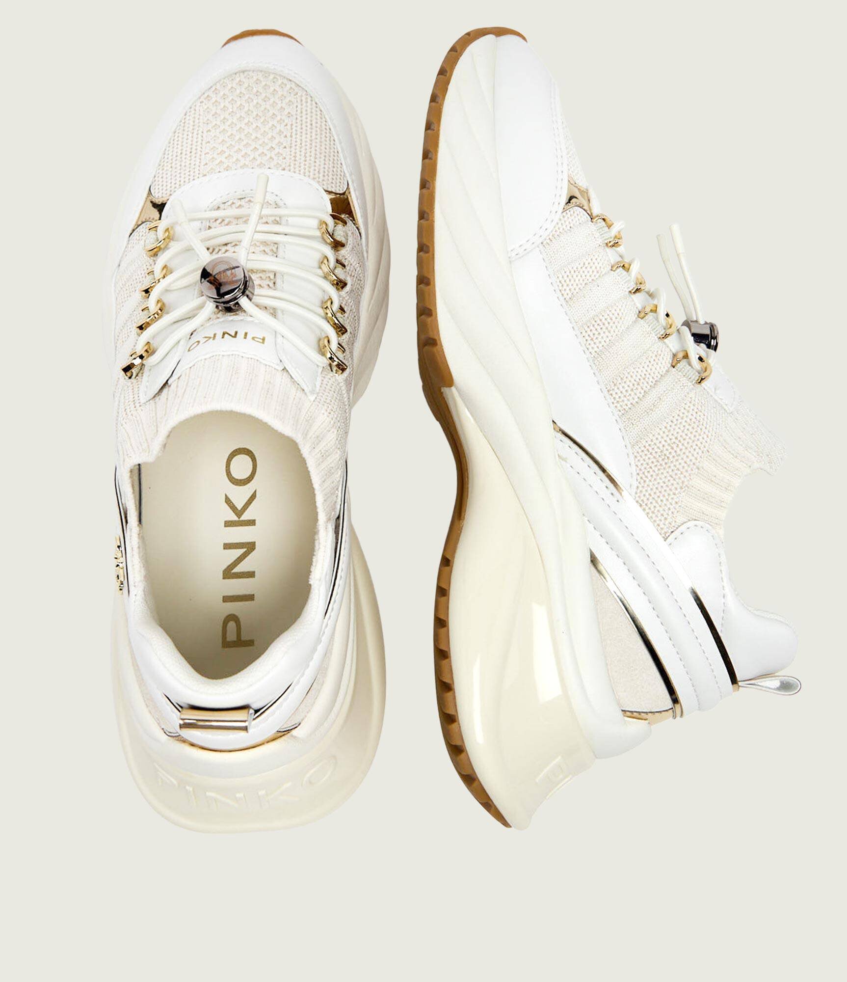 Pinko Sneakers ARIEL 34 cu adaos de piele