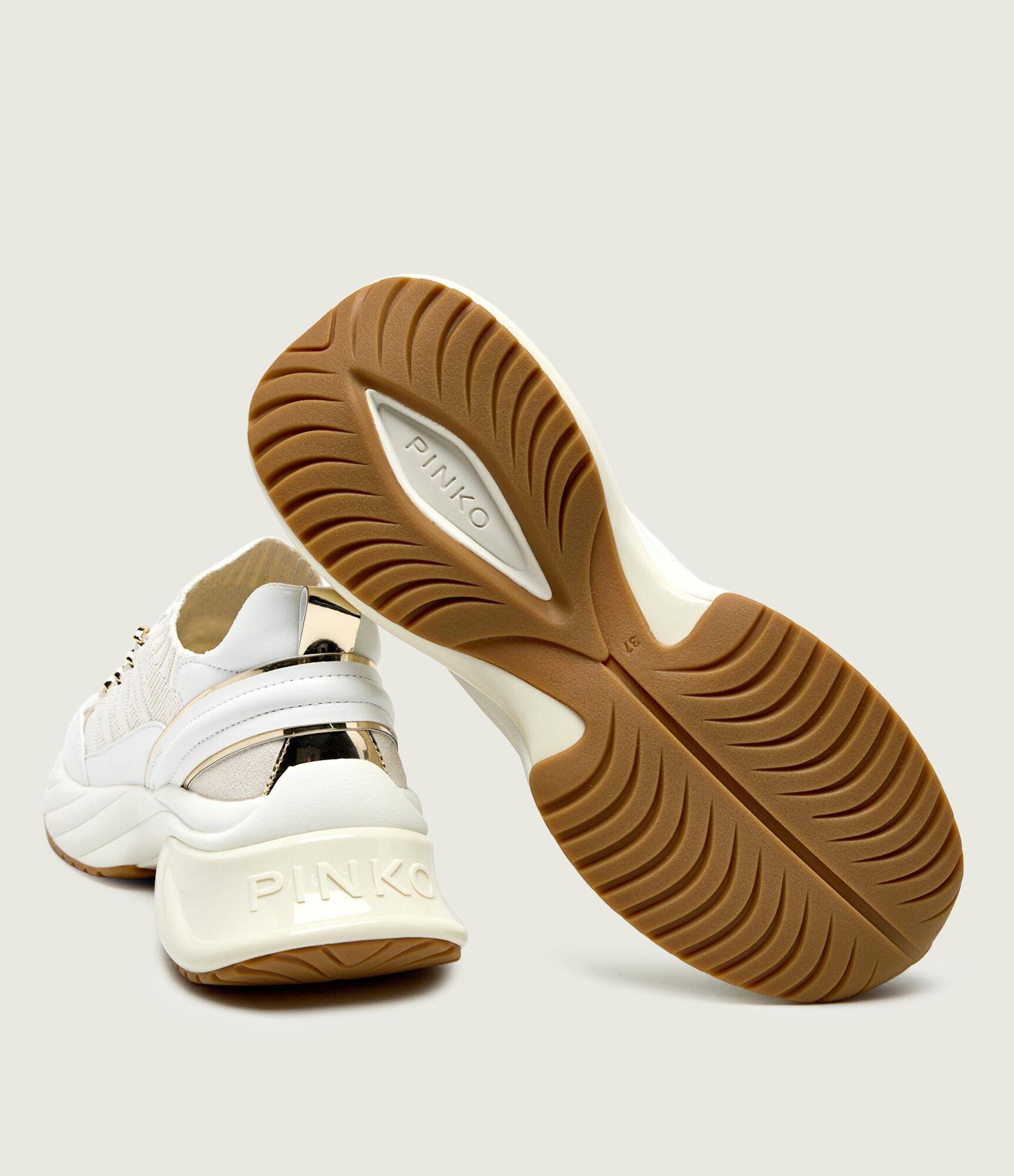 Pinko Sneakers ARIEL 34 cu adaos de piele