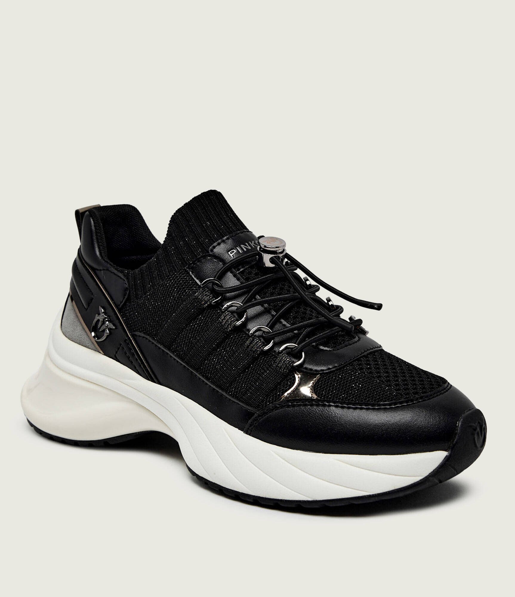 Pinko Sneakers ARIEL 34 cu adaos de piele