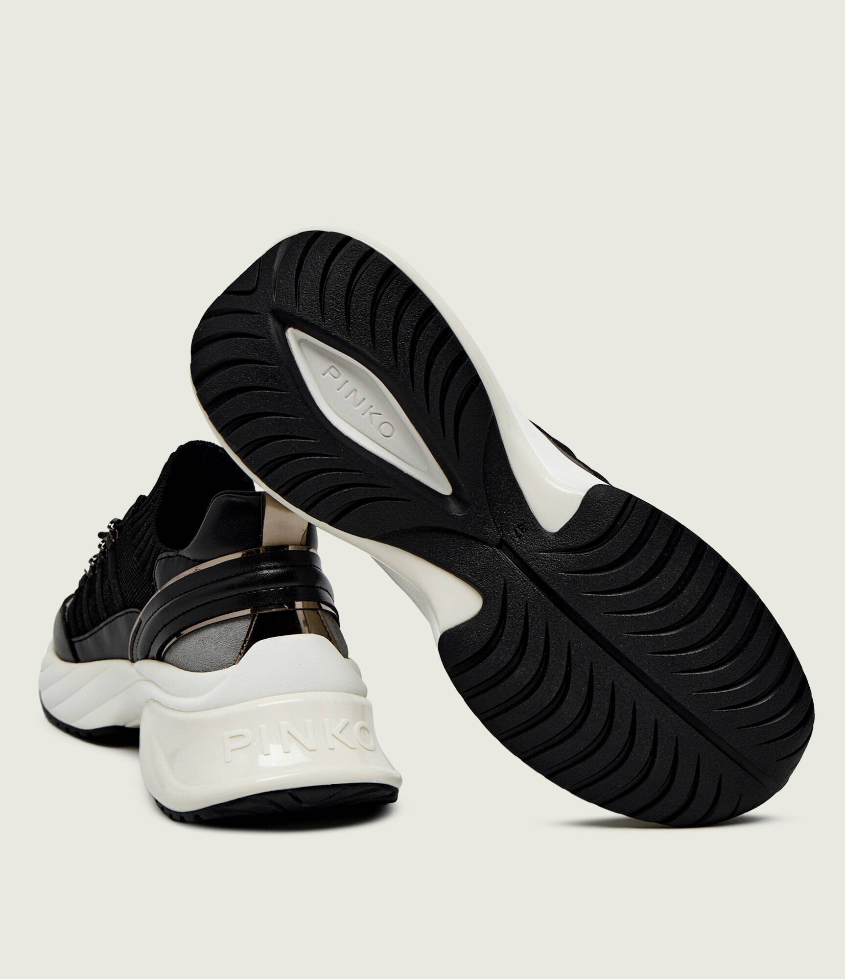 Pinko Sneakers ARIEL 34 cu adaos de piele