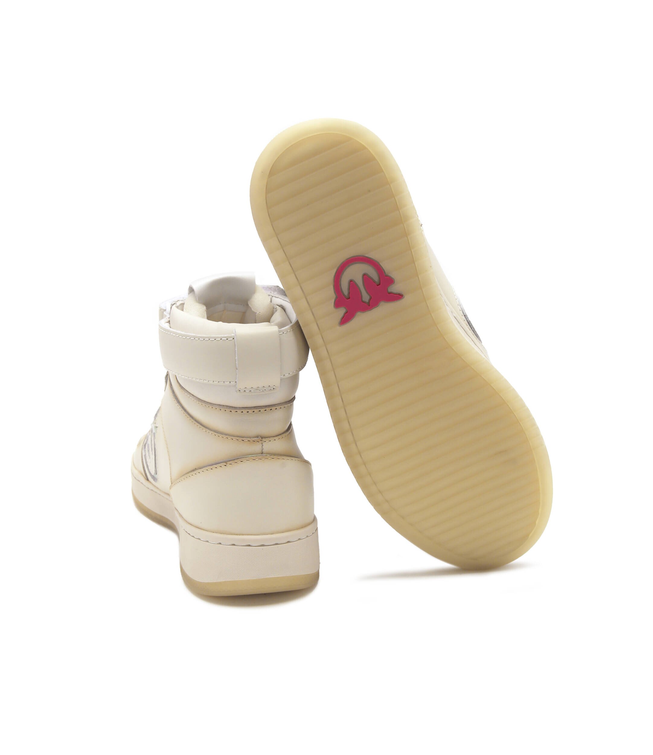 Pinko Sneakers Charentes Basket cu adaos de piele