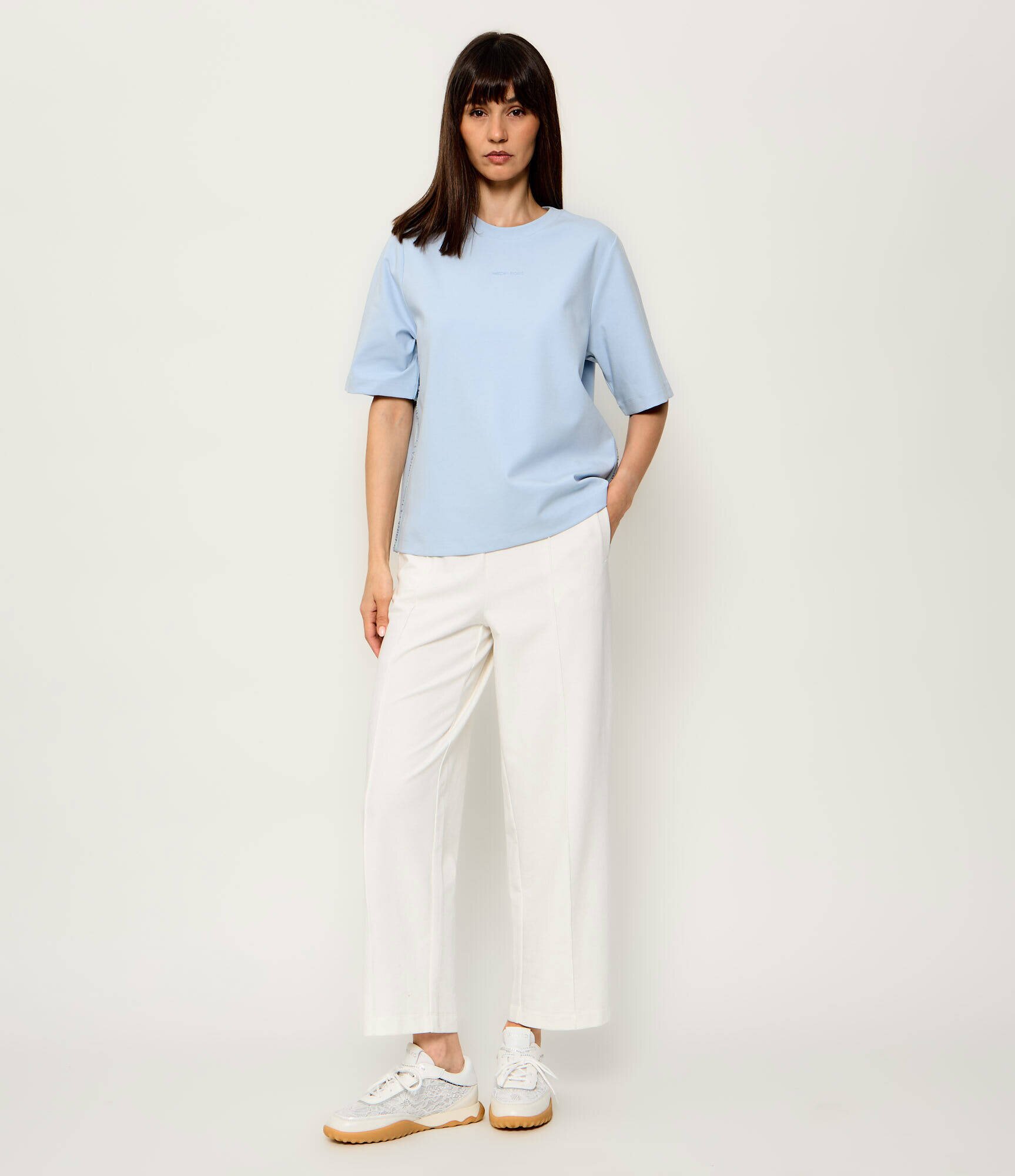 Pinko Sneakers Gea 04 cu adaos de piele