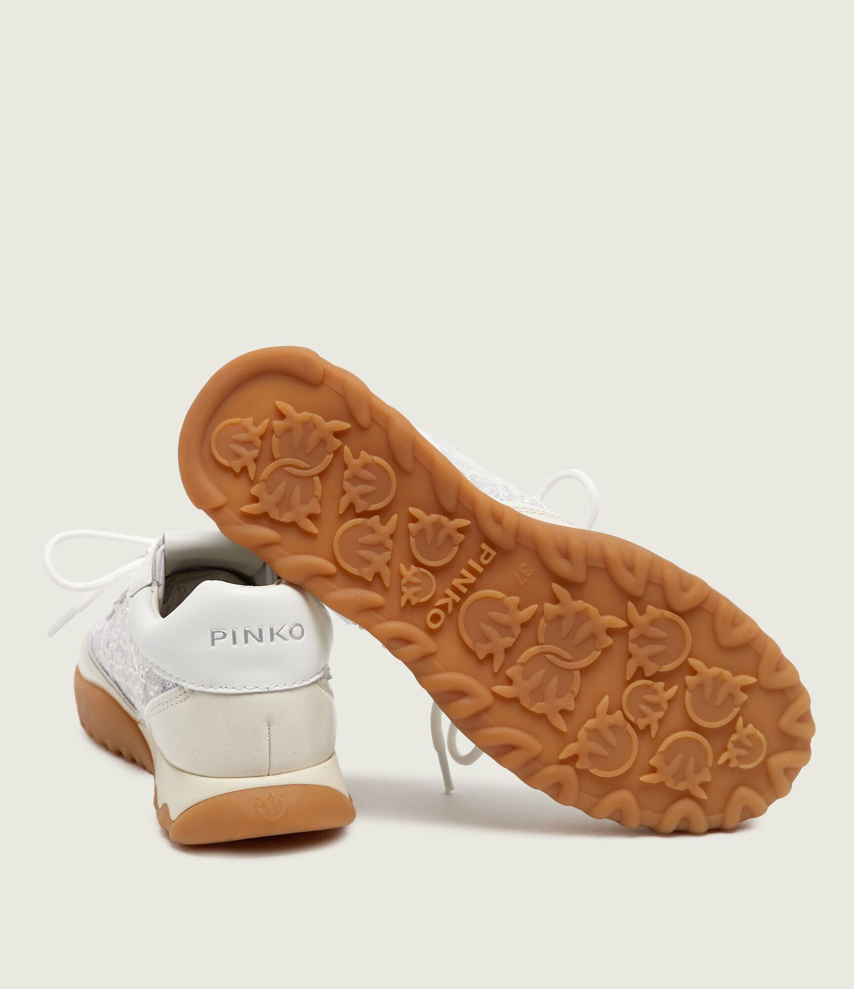 Pinko Sneakers Gea 04 cu adaos de piele