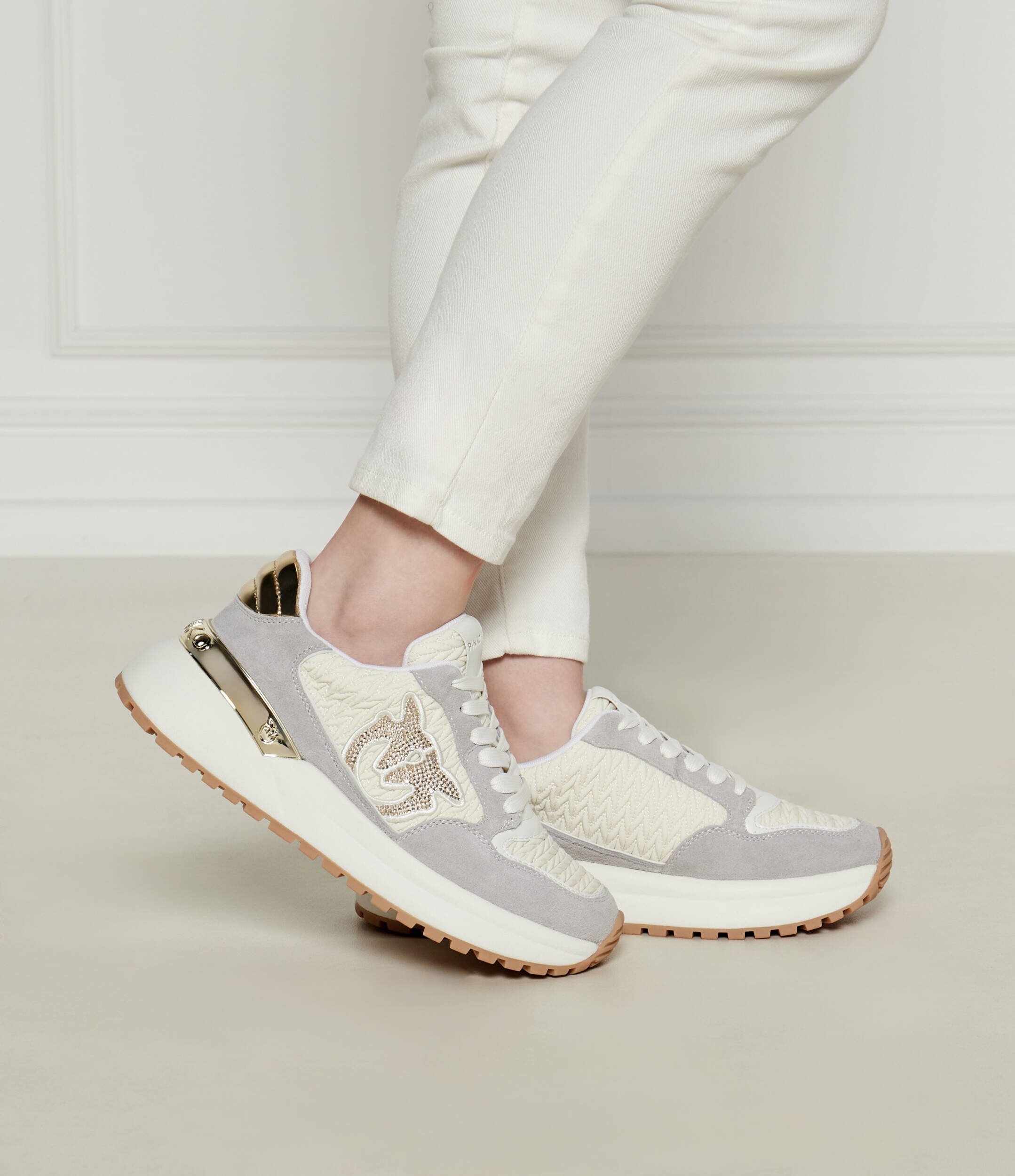 Pinko Sneakers Gem 07 | piele întoarsă