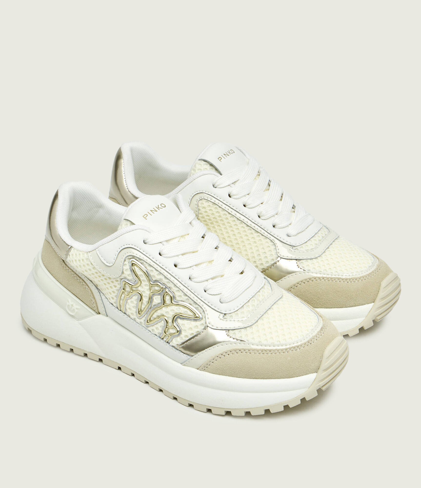 Pinko Sneakers GEM 11 | piele întoarsă