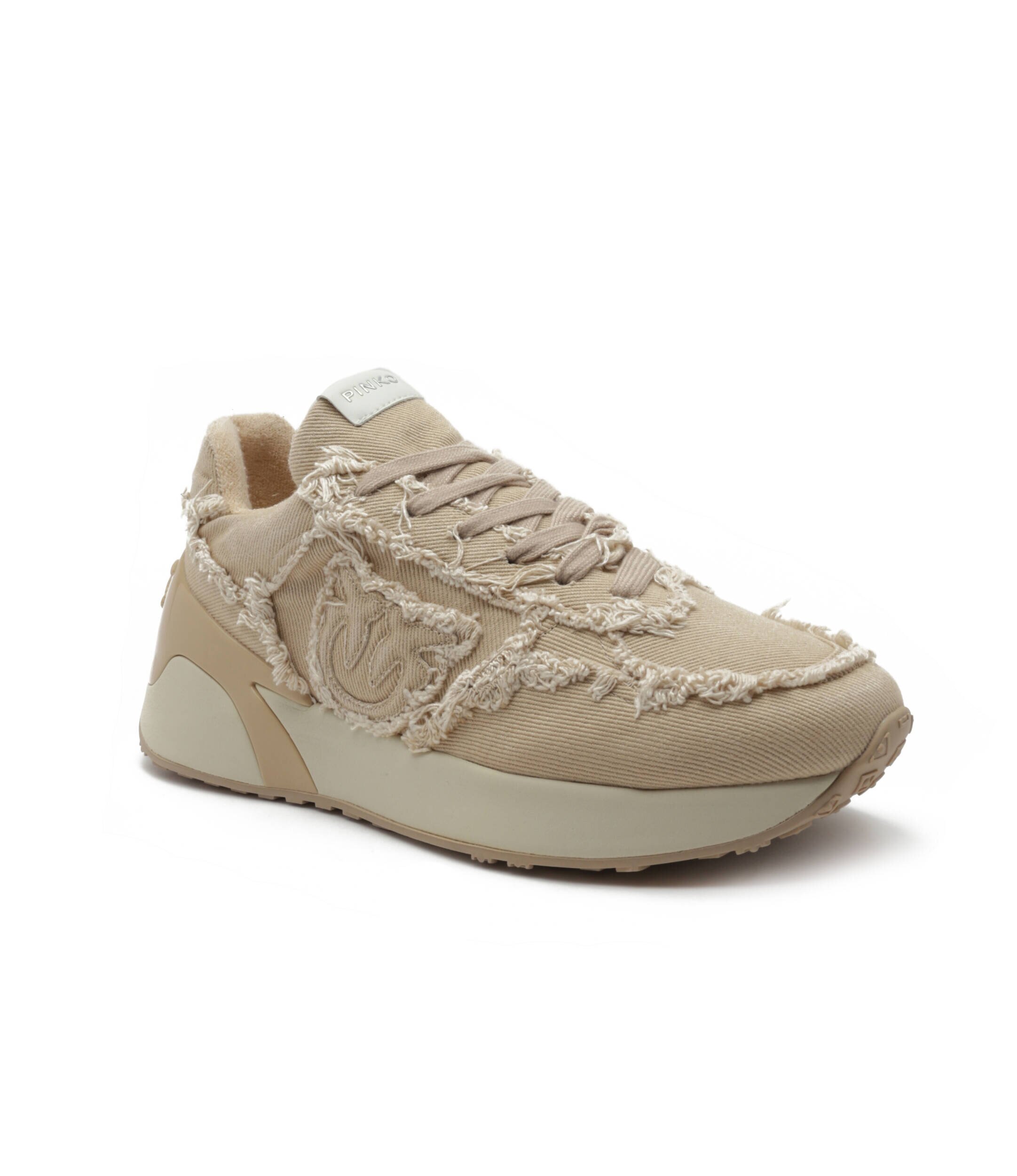 Pinko Sneakers Paulette cu adaos de piele