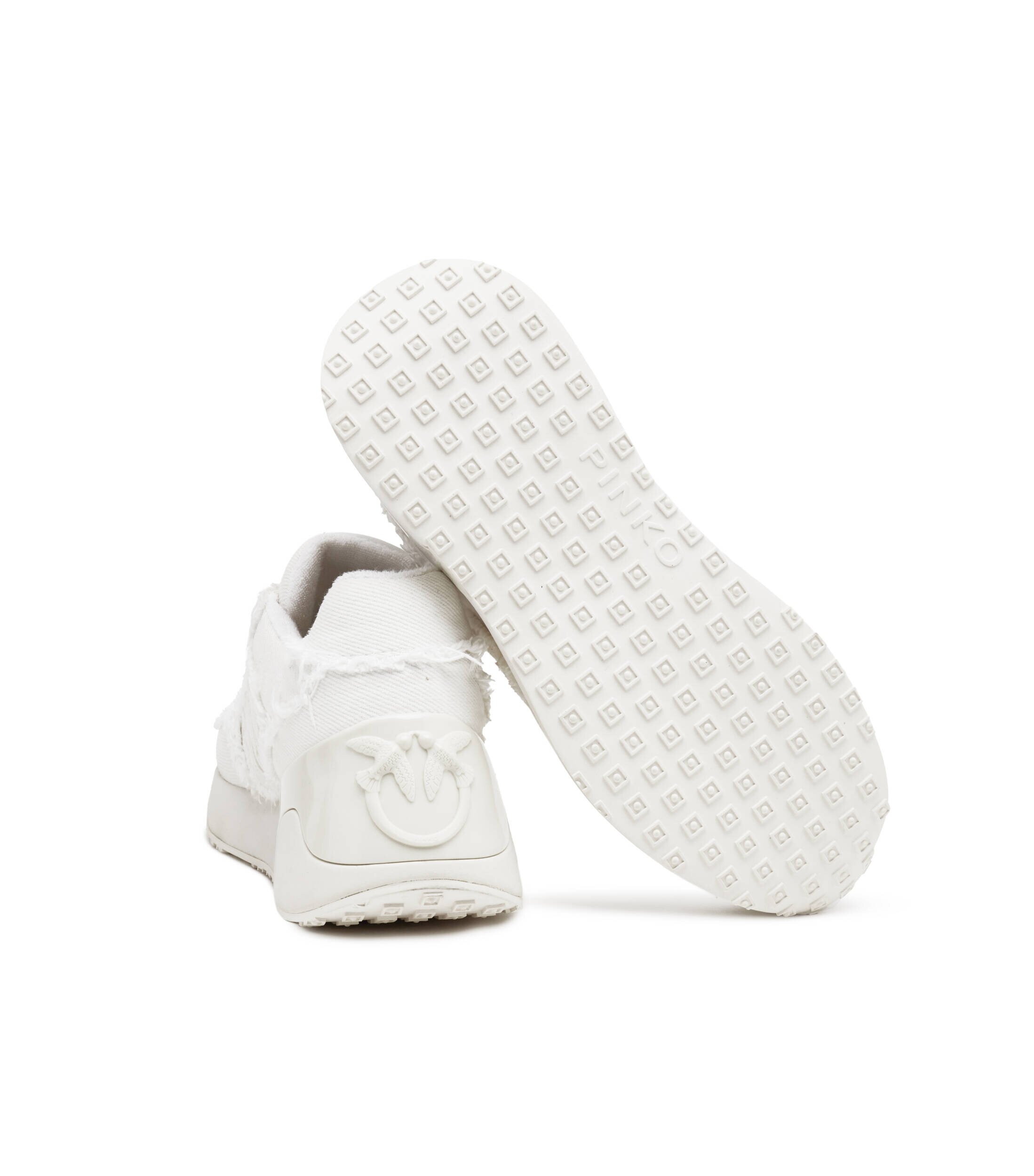 Pinko Sneakers Paulette cu adaos de piele