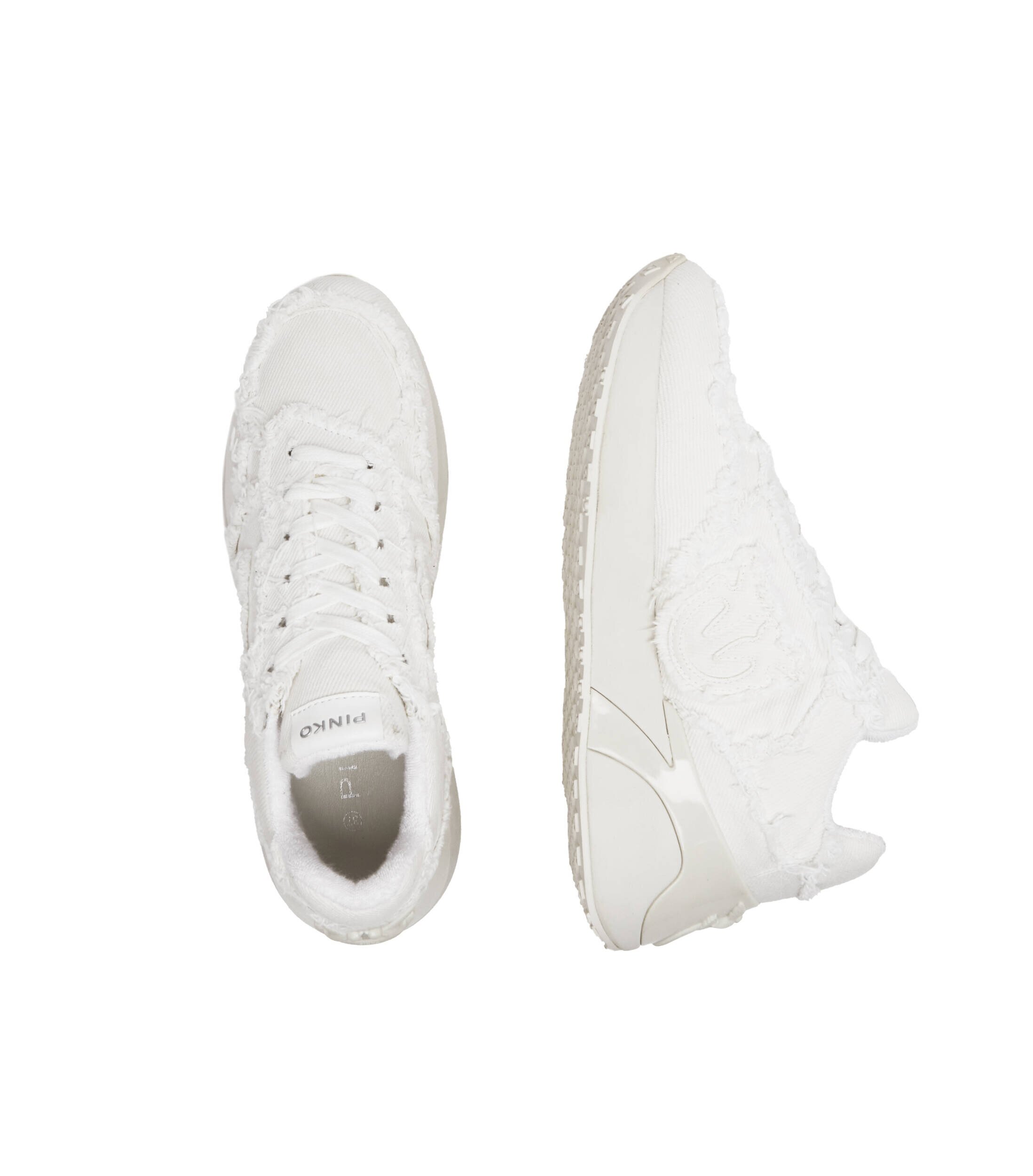 Pinko Sneakers Paulette cu adaos de piele