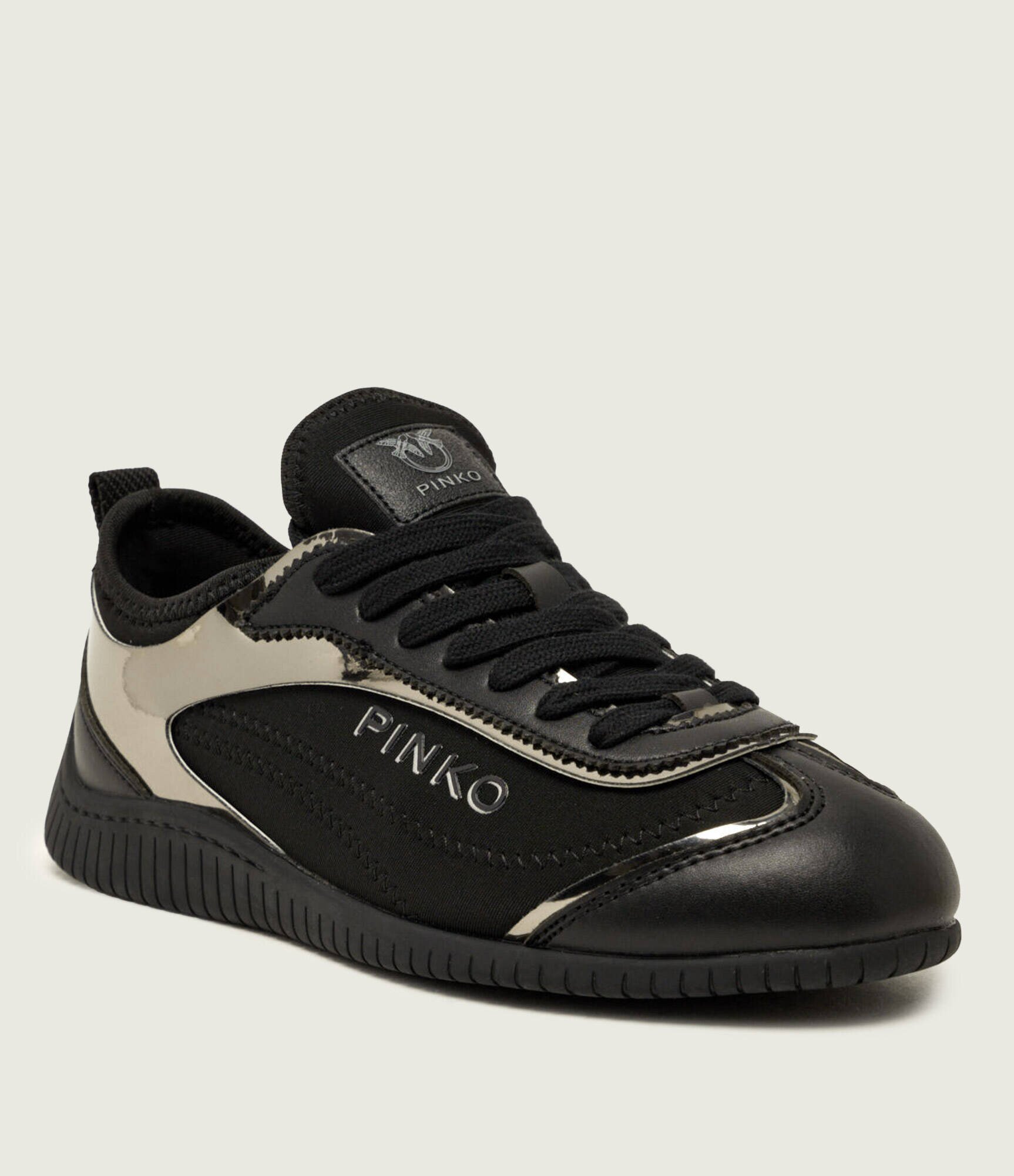 Pinko Sneakers Reby 08 cu adaos de piele