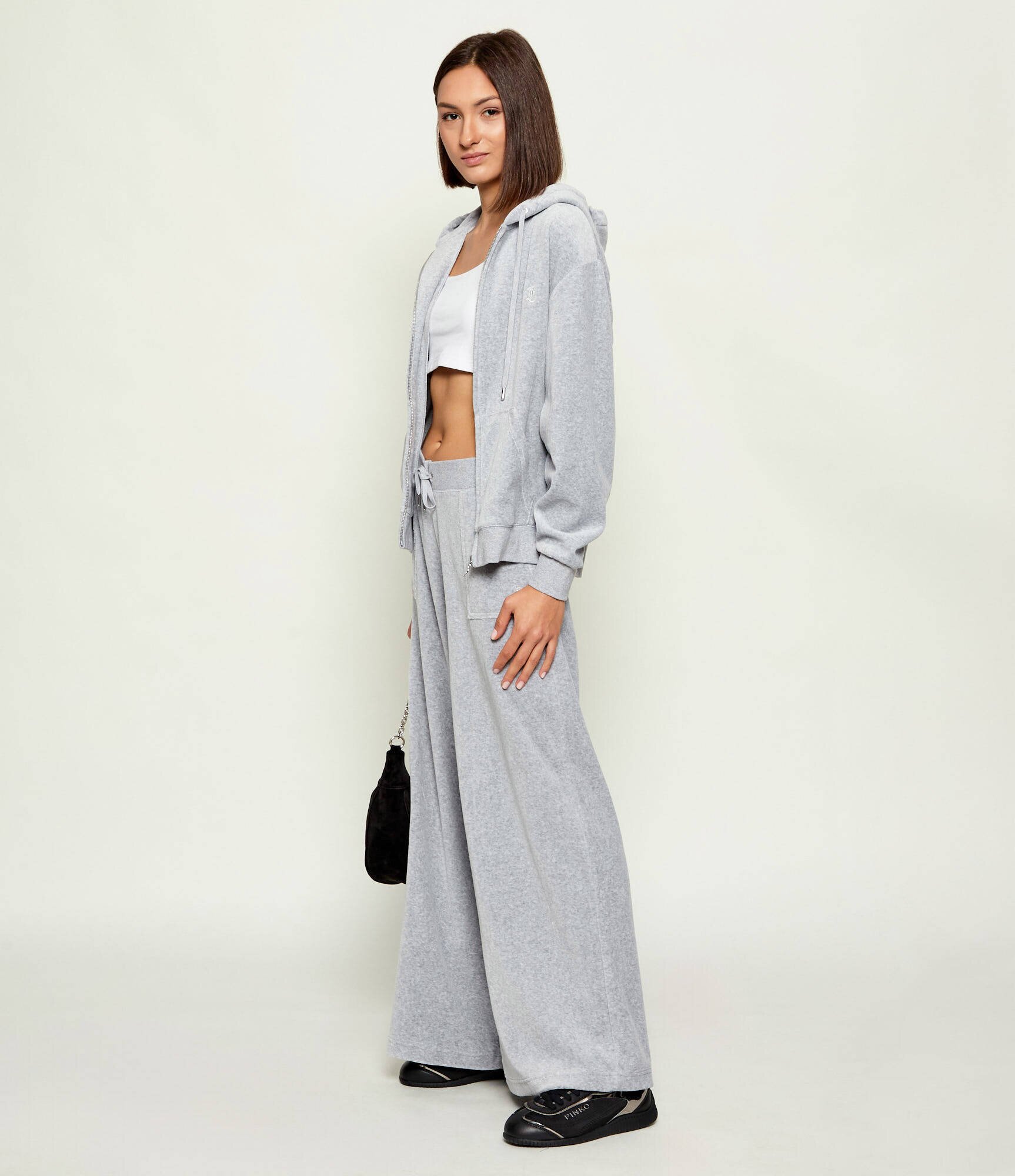 Pinko Sneakers Reby 08 cu adaos de piele