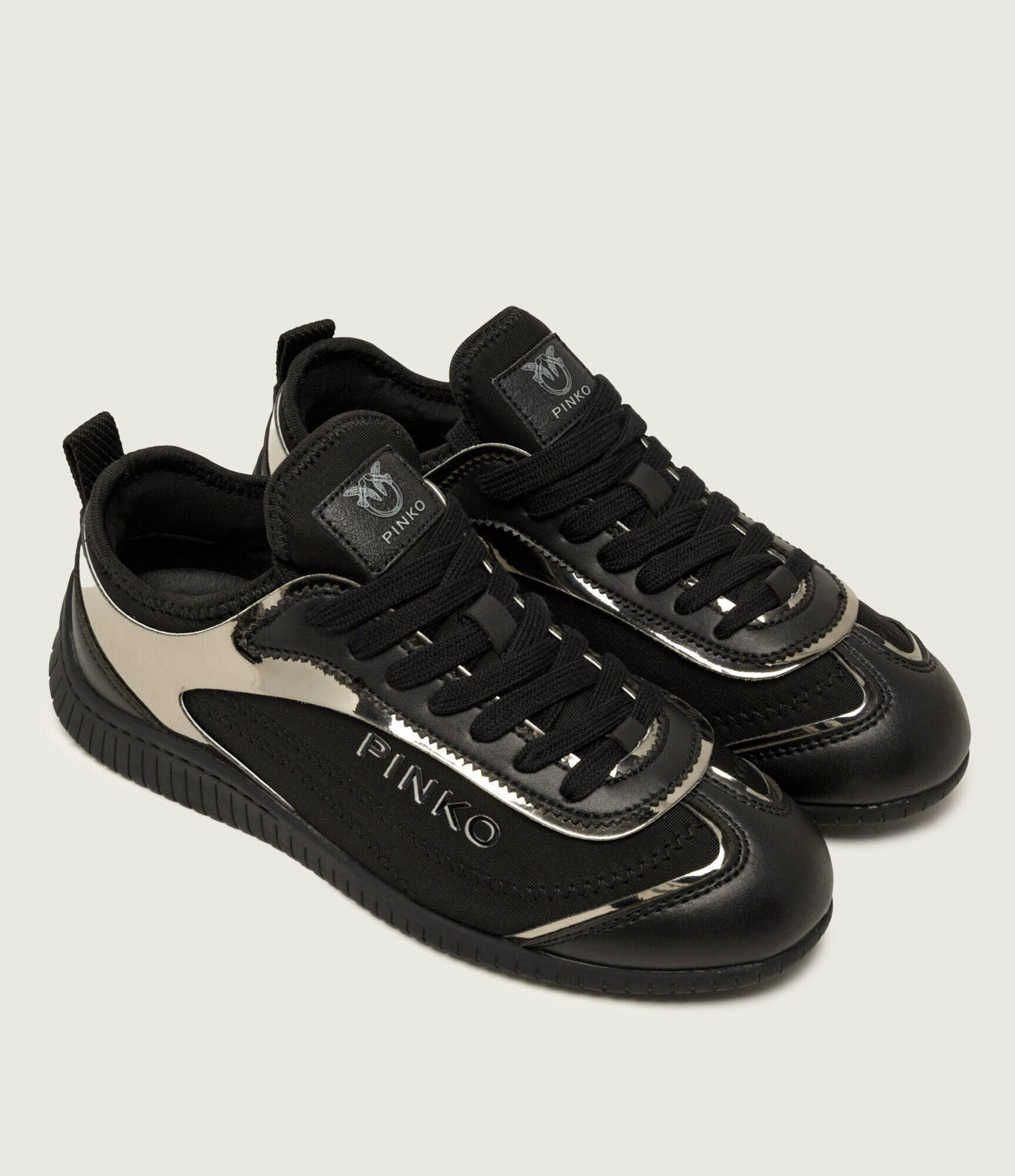 Pinko Sneakers Reby 08 cu adaos de piele