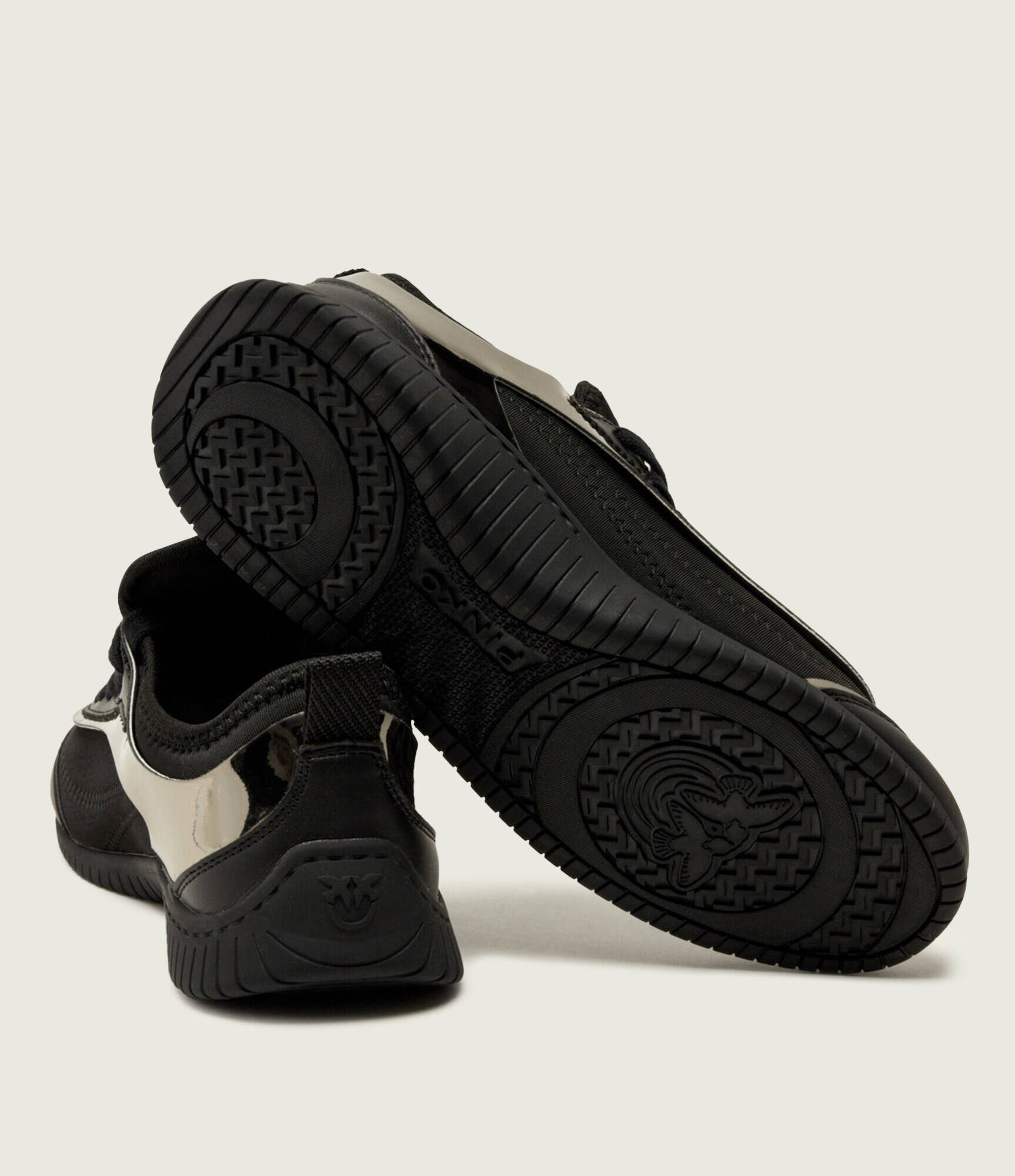 Pinko Sneakers Reby 08 cu adaos de piele