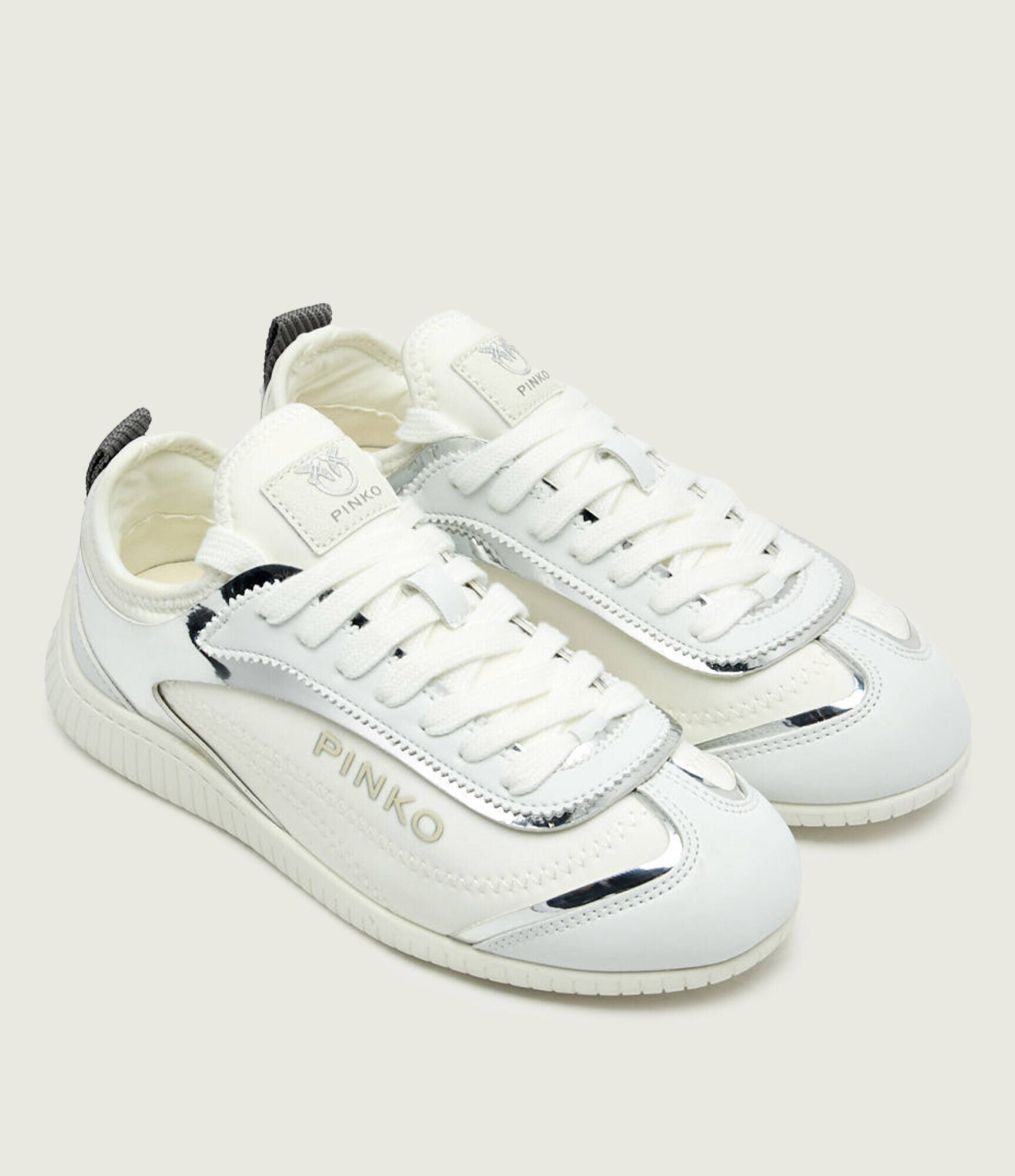 Pinko Sneakers Reby 08 cu adaos de piele