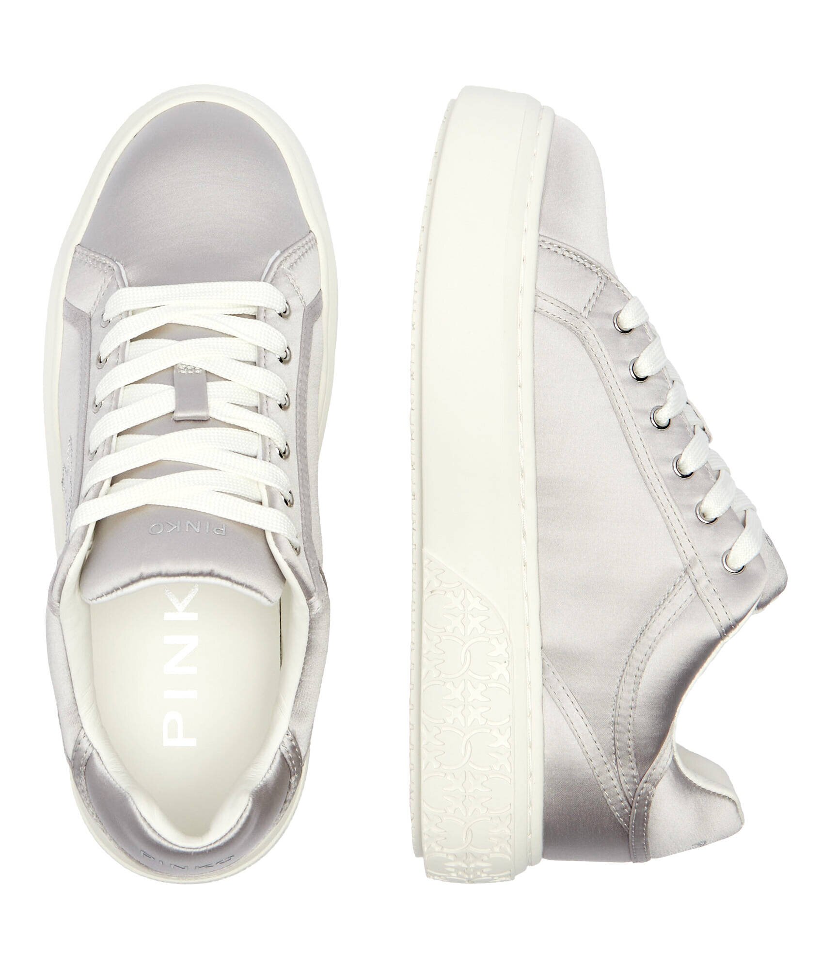 Pinko Sneakers Yoko 11 cu adaos de piele