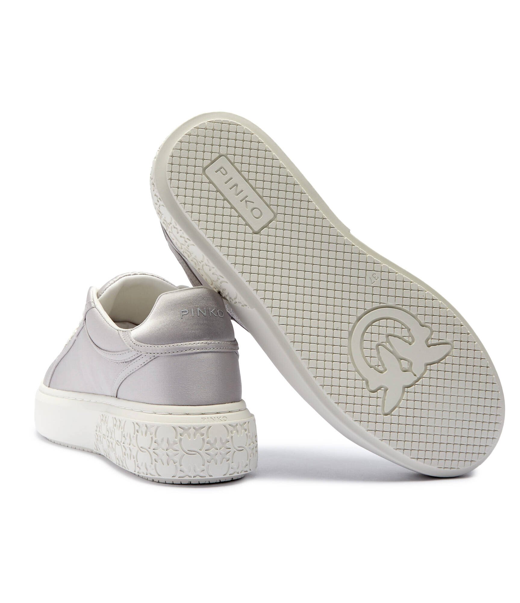 Pinko Sneakers Yoko 11 cu adaos de piele