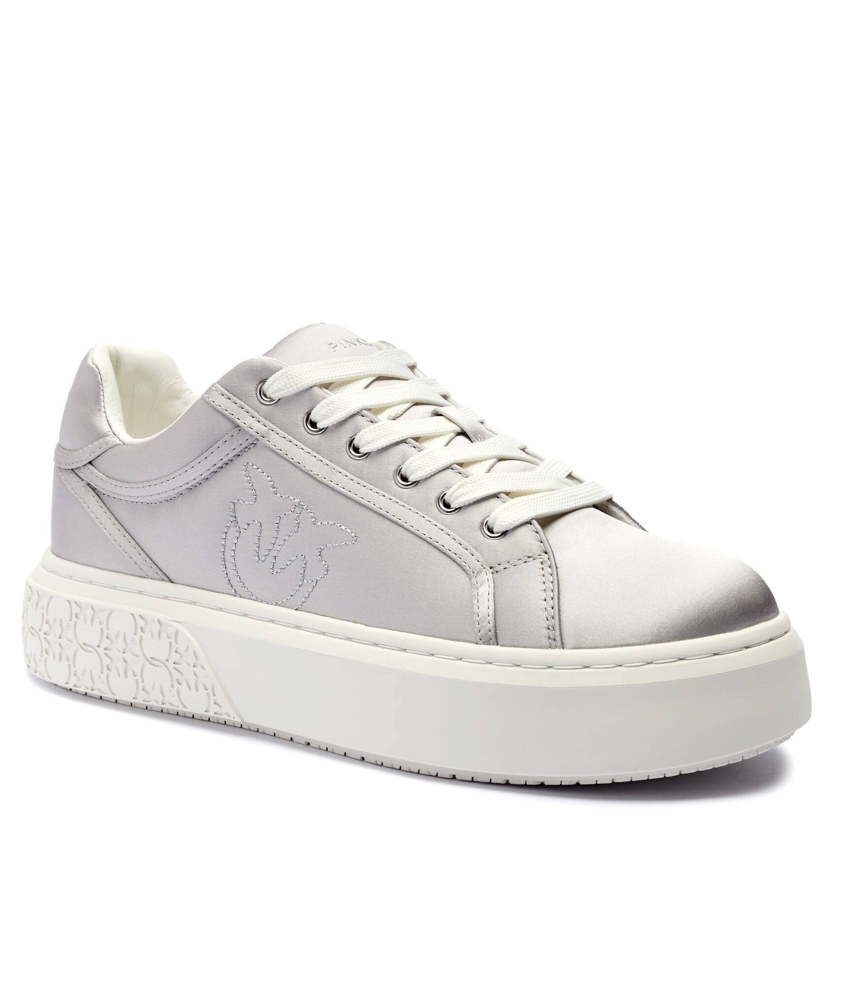 Pinko Sneakers Yoko 11 cu adaos de piele
