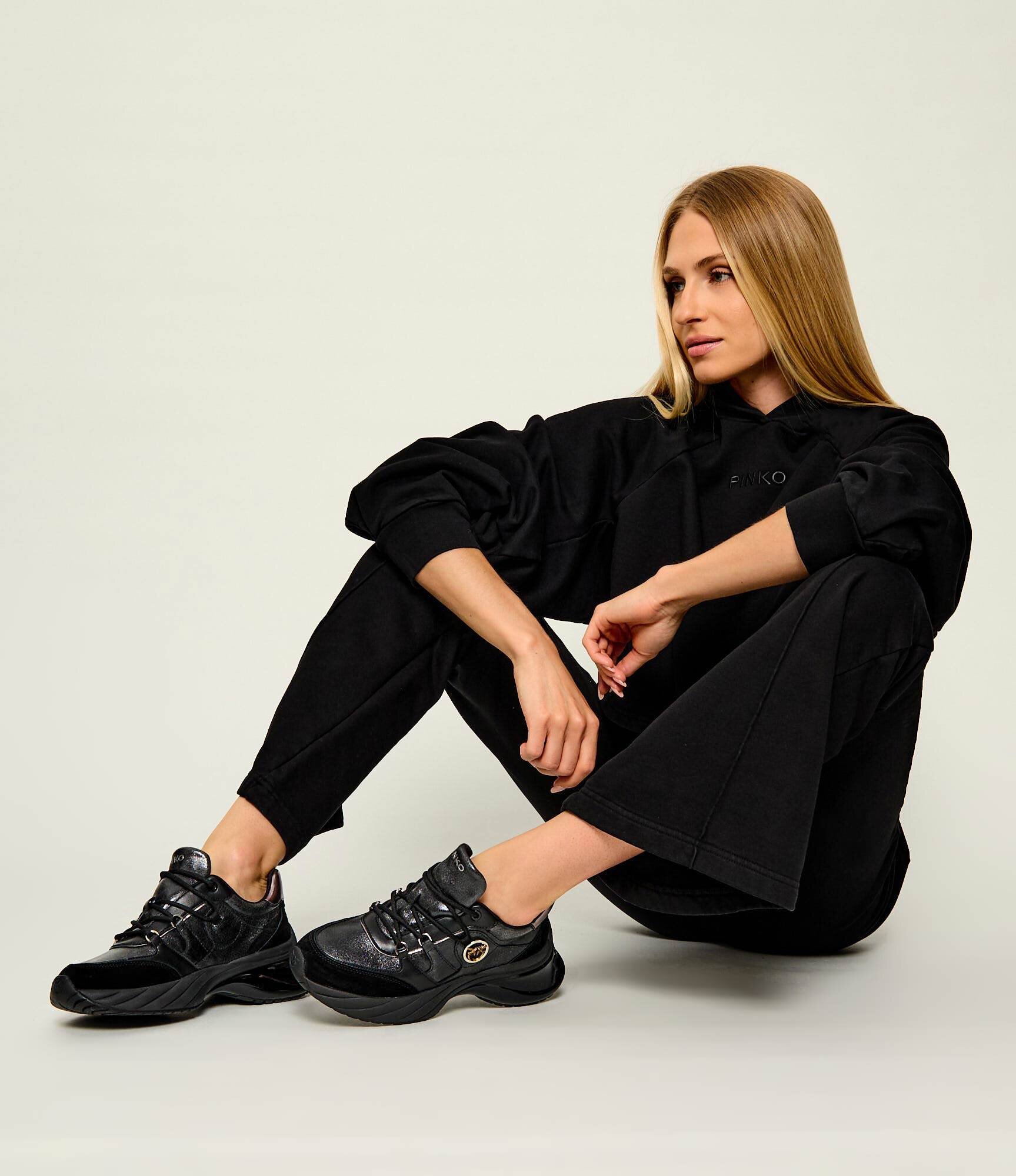 Pinko Teniși din piele Ariel 36 | piele întoarsă