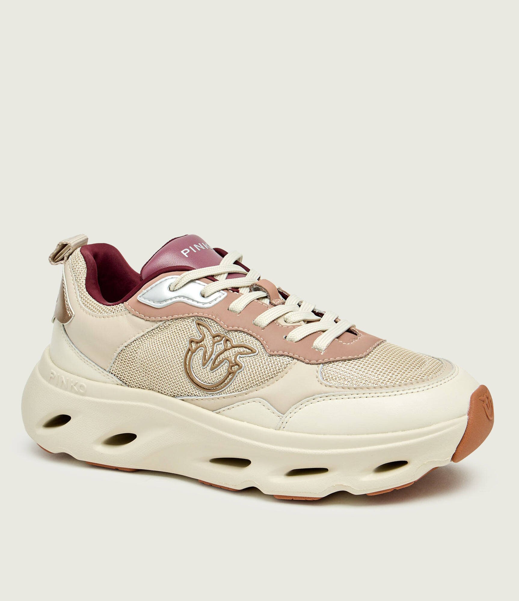 Pinko Teniși din piele PINK 09