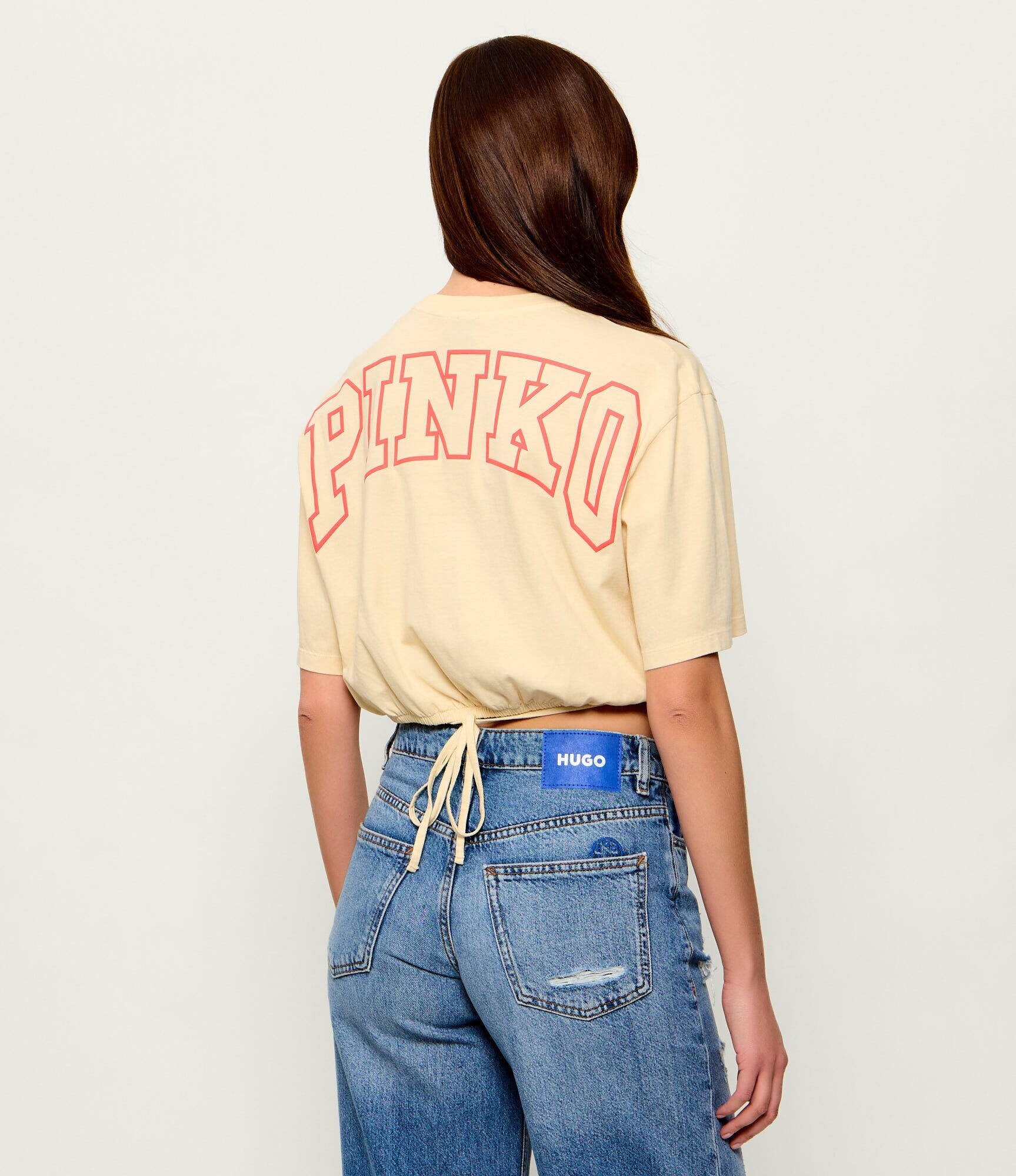 Pinko Tricou Caldes | Cropped Fit