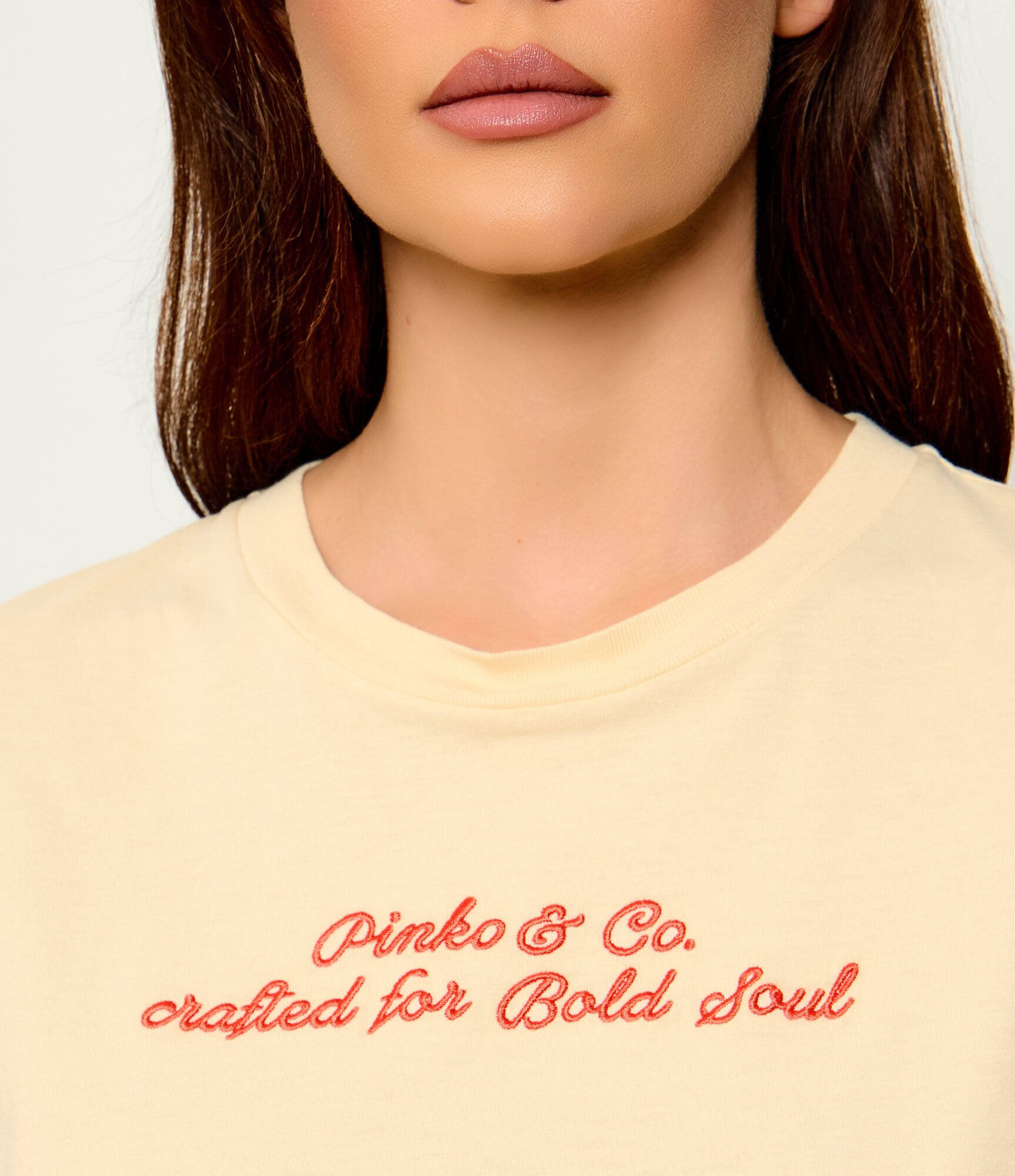Pinko Tricou Caldes | Cropped Fit