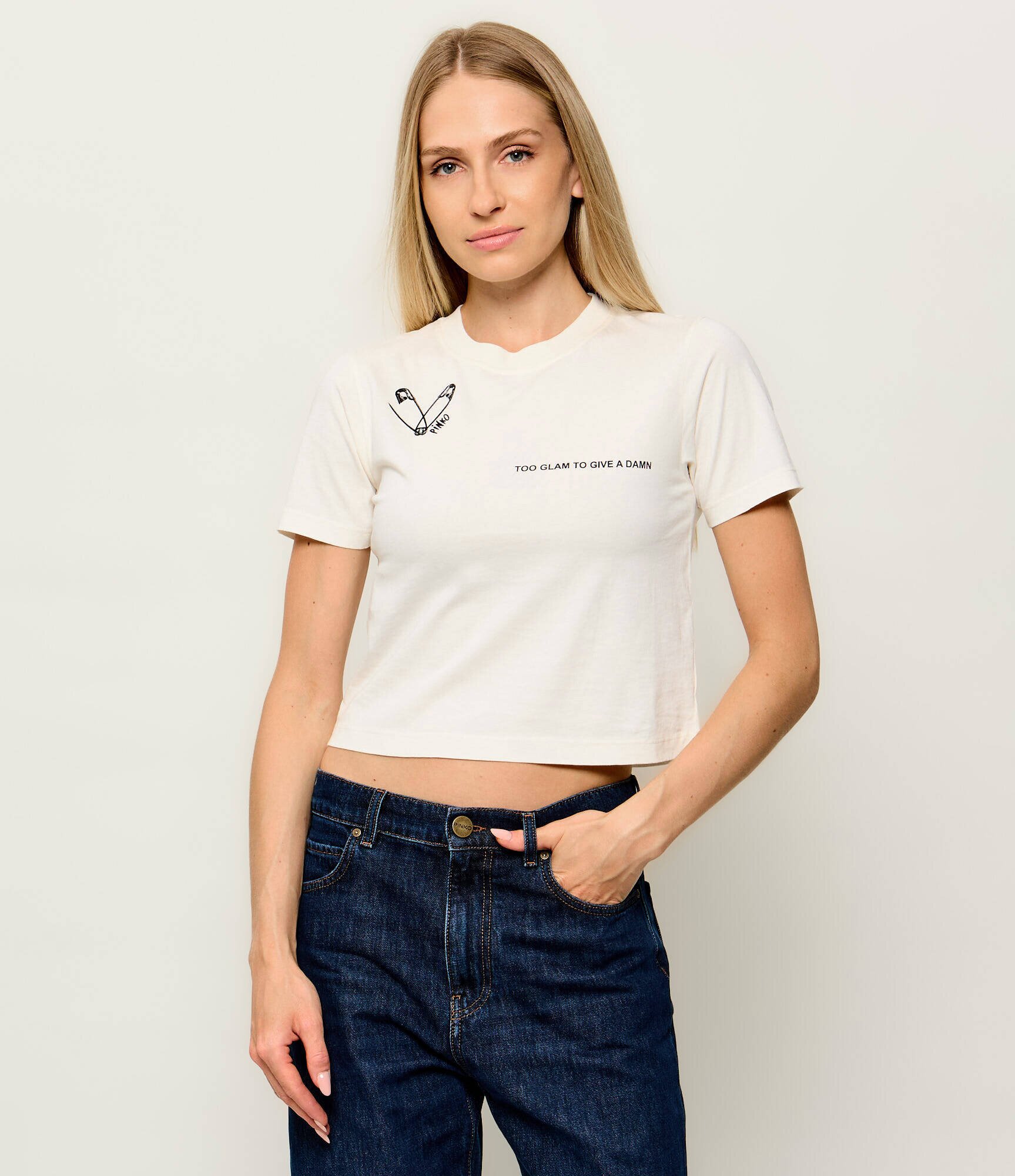 Pinko Tricou Lucrino | Cropped Fit