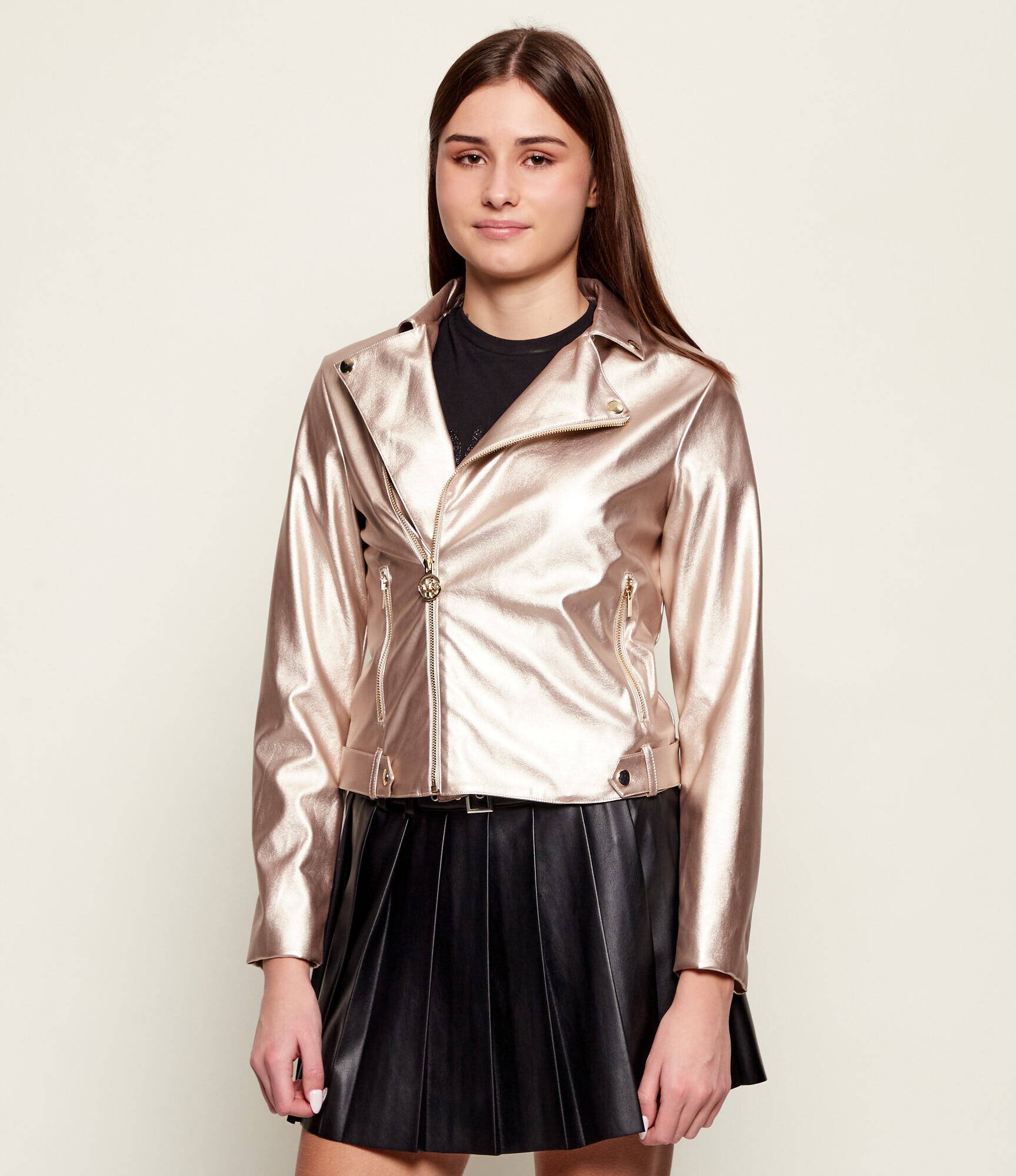 Pinko UP Geacă de piele | Regular Fit