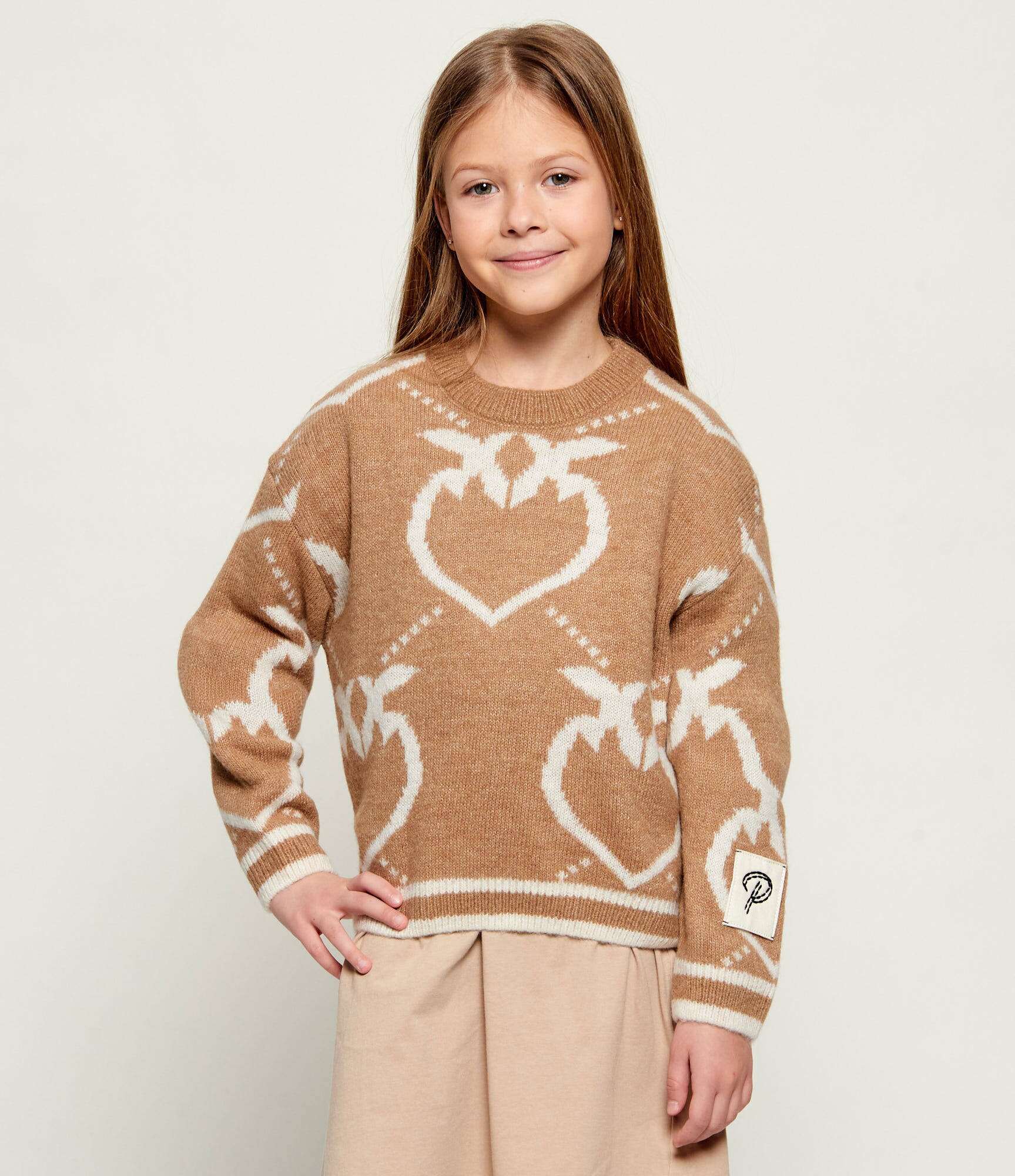 Pinko UP Pulover | Regular Fit cu adaos de lână