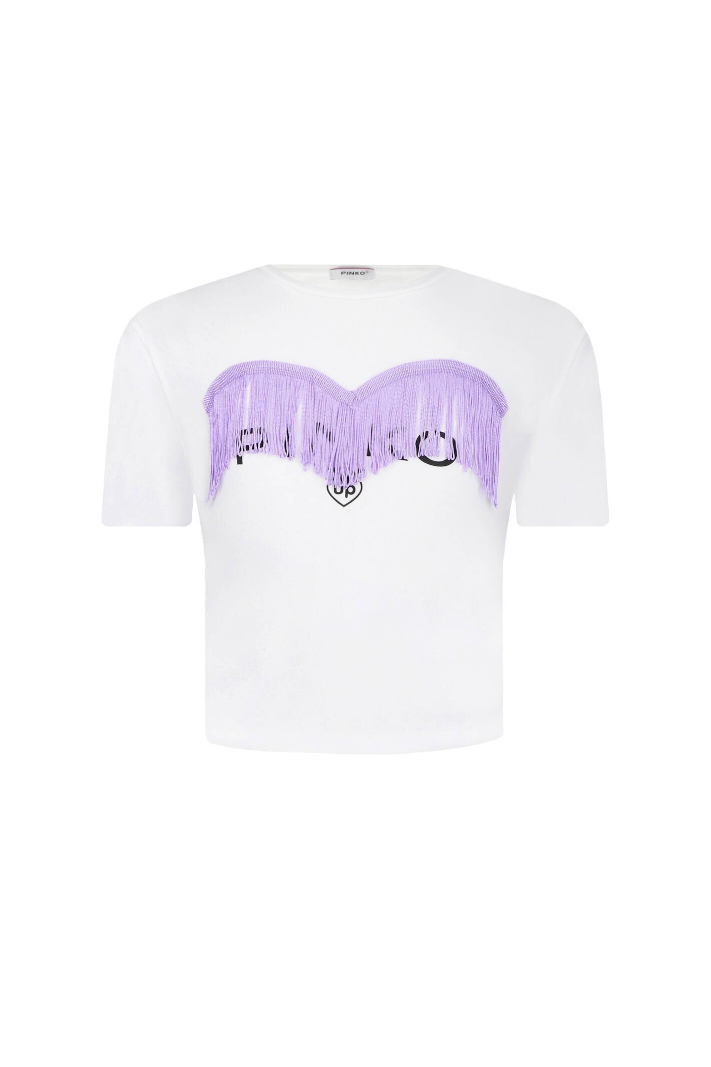Pinko UP Tricou | Cropped Fit | stretch