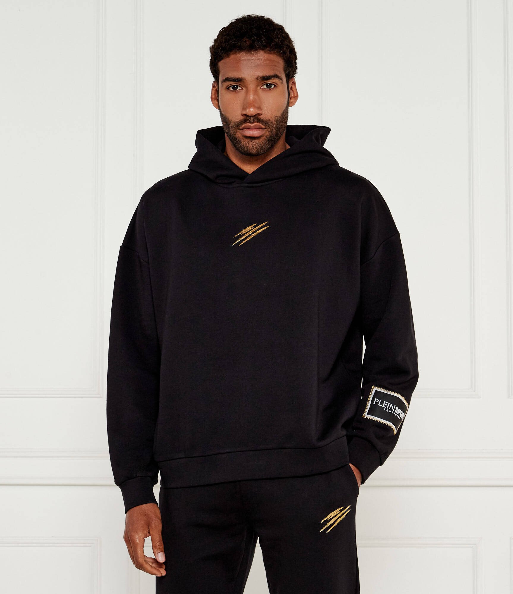 Plein Sport Hanorac Label | Relaxed fit