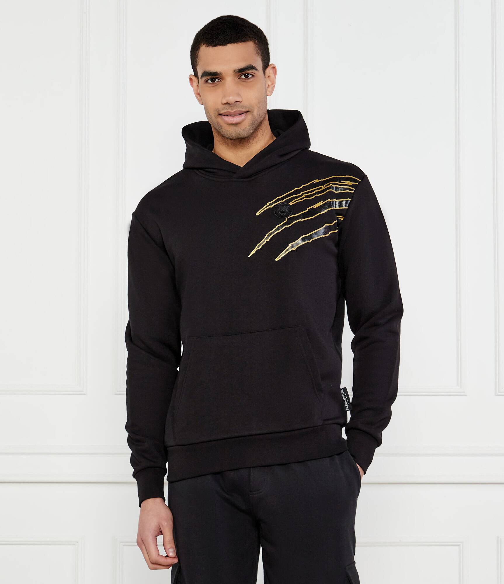 Plein Sport Hanorac LS Lamina Scratch | Relaxed fit