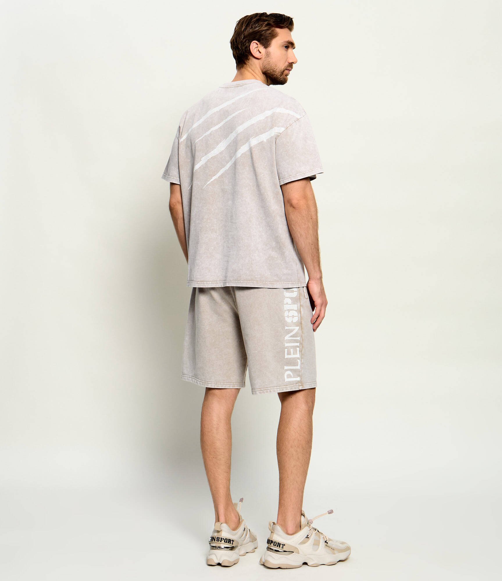 Plein Sport Pantaloni scurți Crackle Scratch | Loose fit